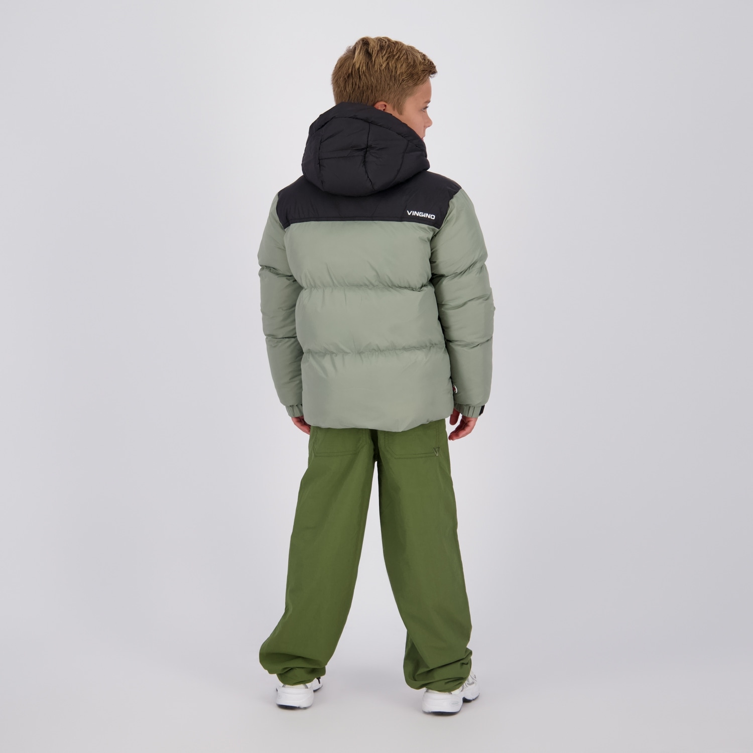 Vingino Veste matelassée veste d'hiver avec détails contrastants