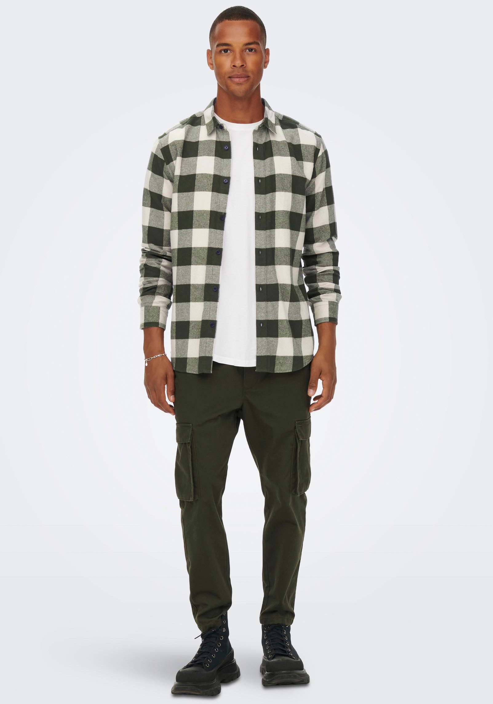 ONLY & SONS Chemise à carreaux »GUDMUND LS CHECKED SHIRT«