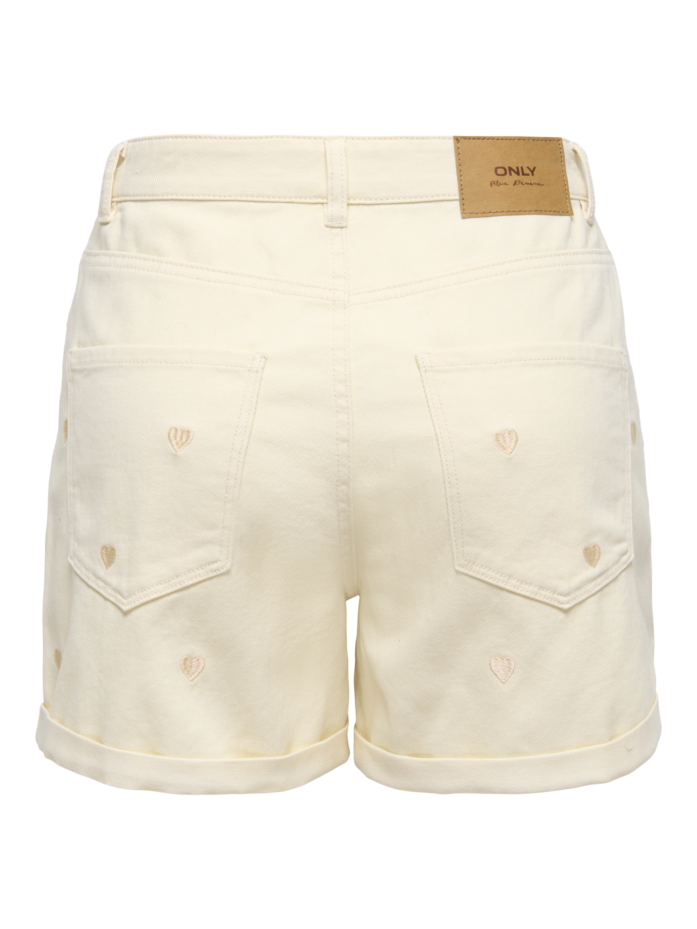 ONLY Short en jean »ONLVEGA HW EMBROIDERY DNM SHORTS GUANOOS« coton, taille haute