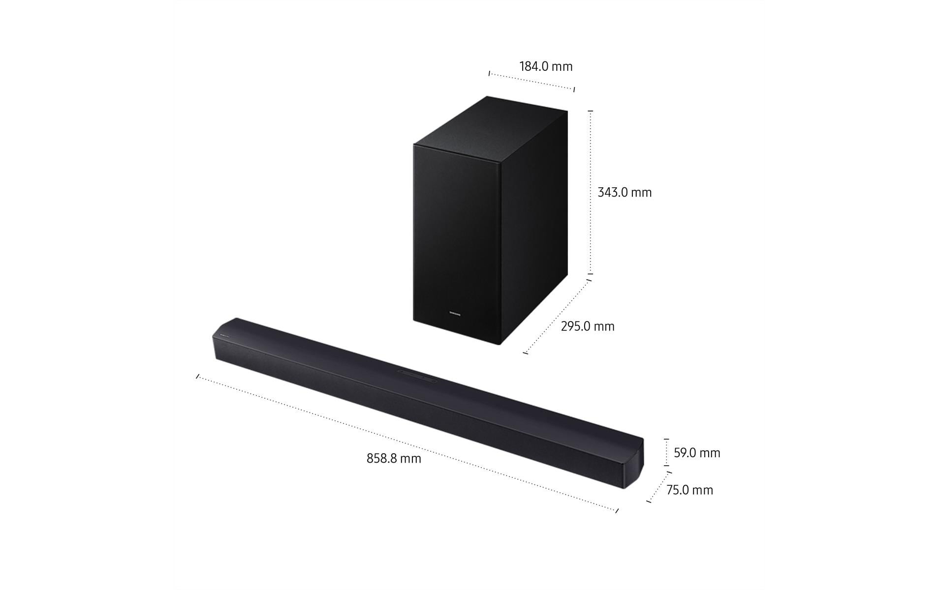 Samsung Soundbar »HW-B450F« 2.1 ( ) Verbindungsart: Bluetooth, HDMI, Toslink, USB