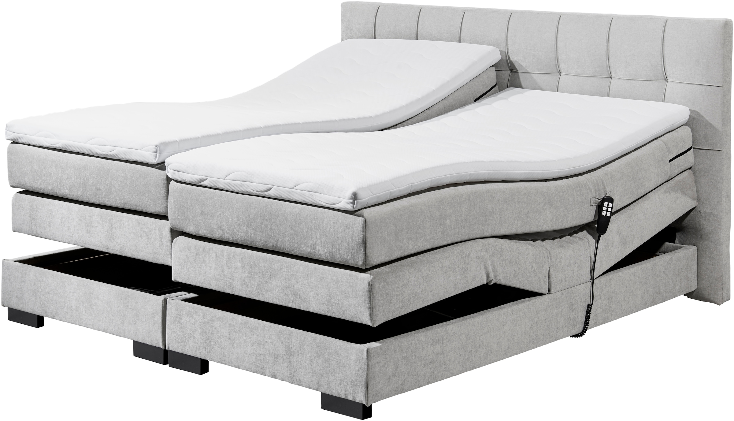 ED EXCITING DESIGN Lit boxspring »Talena« inkl. Motor und Topper