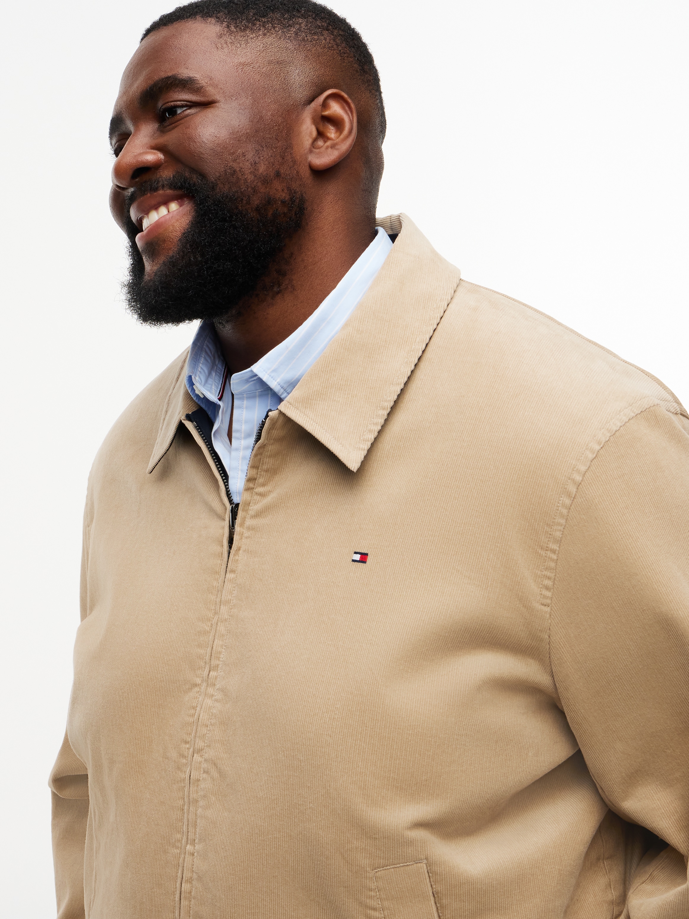 Tommy Hilfiger Big & Tall Wendejacke »BT-REVERSIBLE CORDUROY IVY« Grosse Grössen, elastischer Bund
