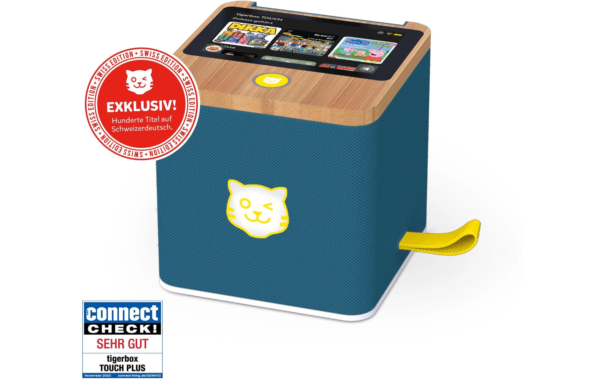 TigerMedia Personnage de feuilleton audio »Tigerbox Touch Plus Swiss Edition« coffret audio avec écran tactile