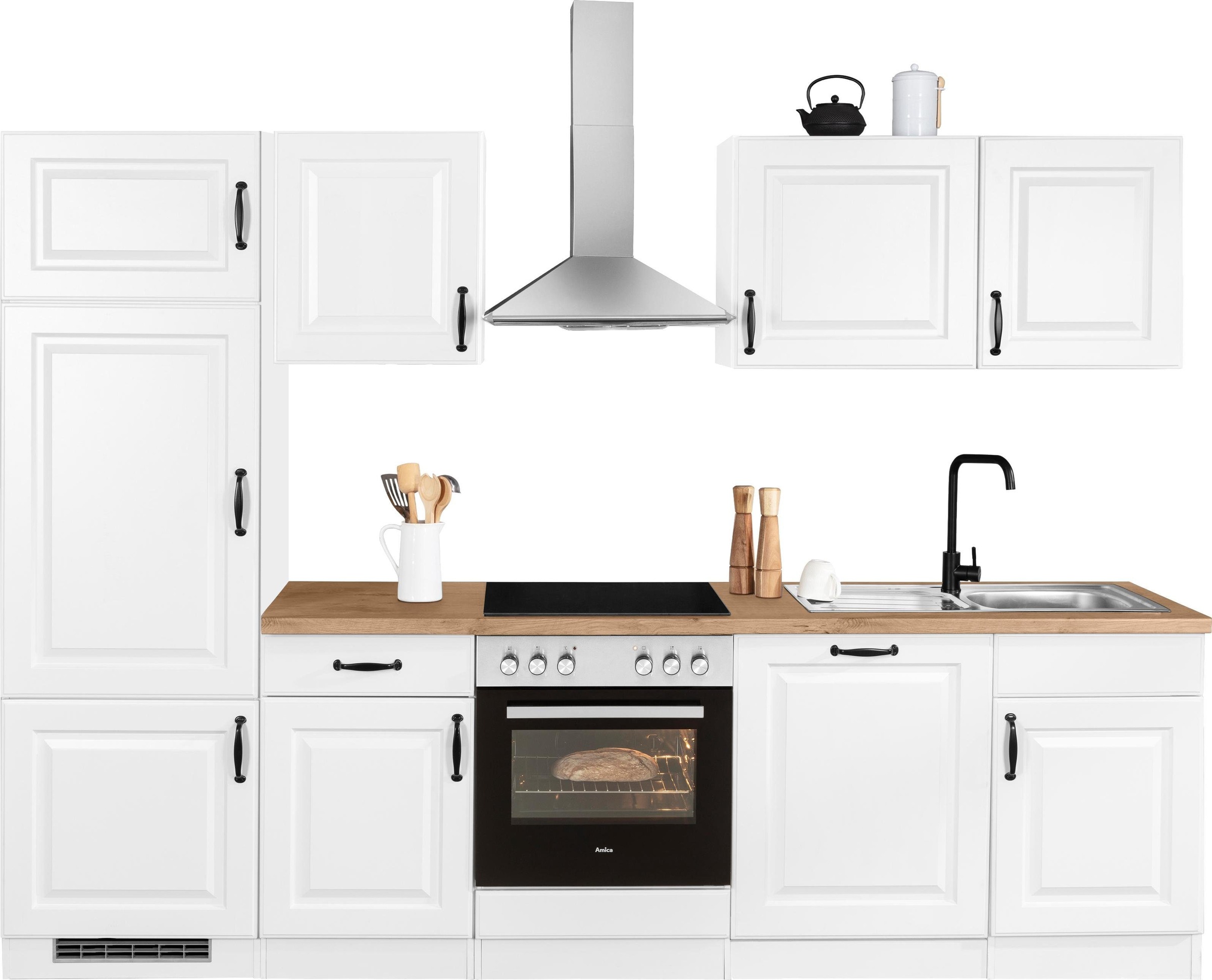 wiho Küchen Küchenzeile »Erla« ohne E-Geräte, Breite 280 cm