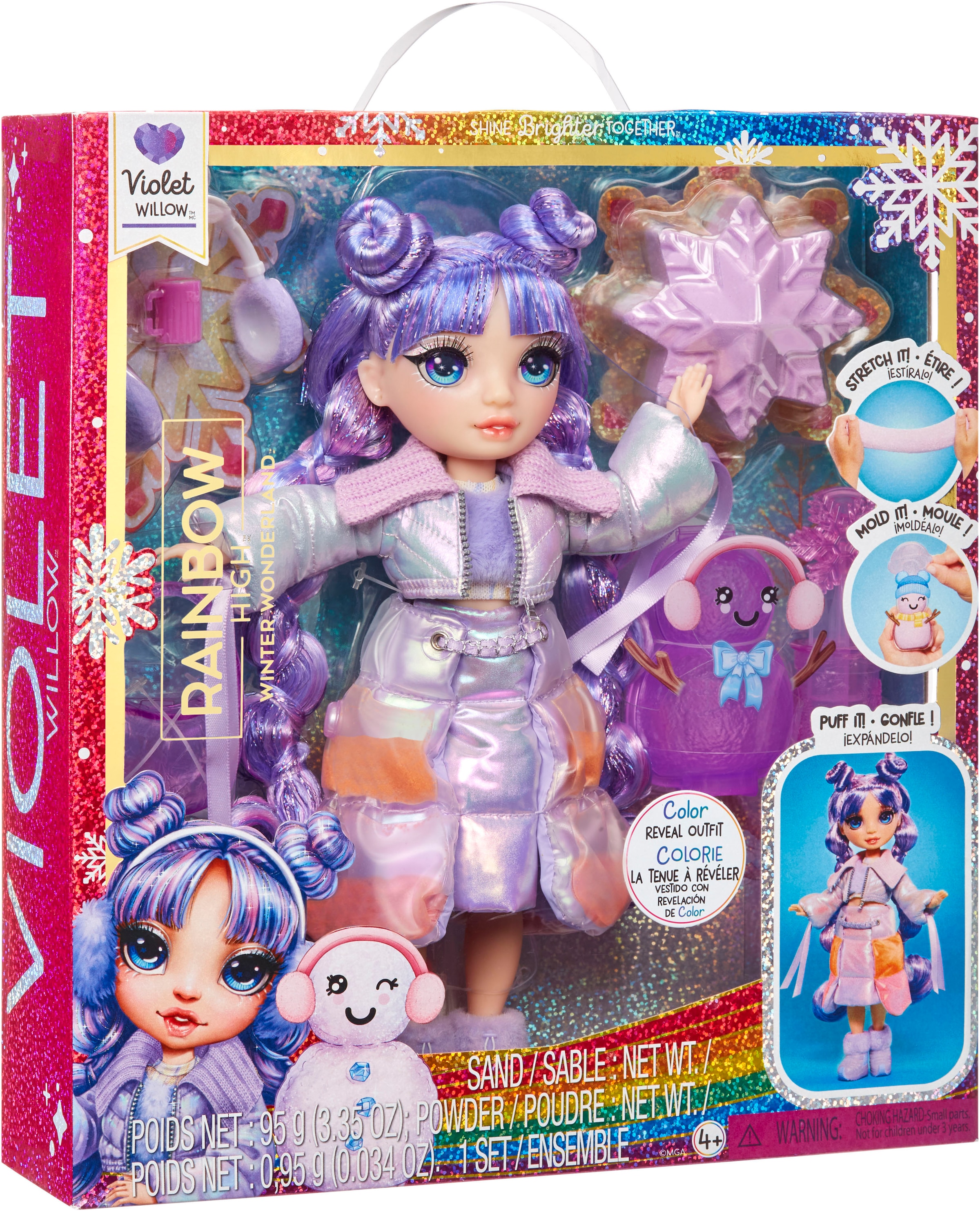 RAINBOW HIGH Anziehpuppe »Winter Wonderland Doll - Violet (Purple)«