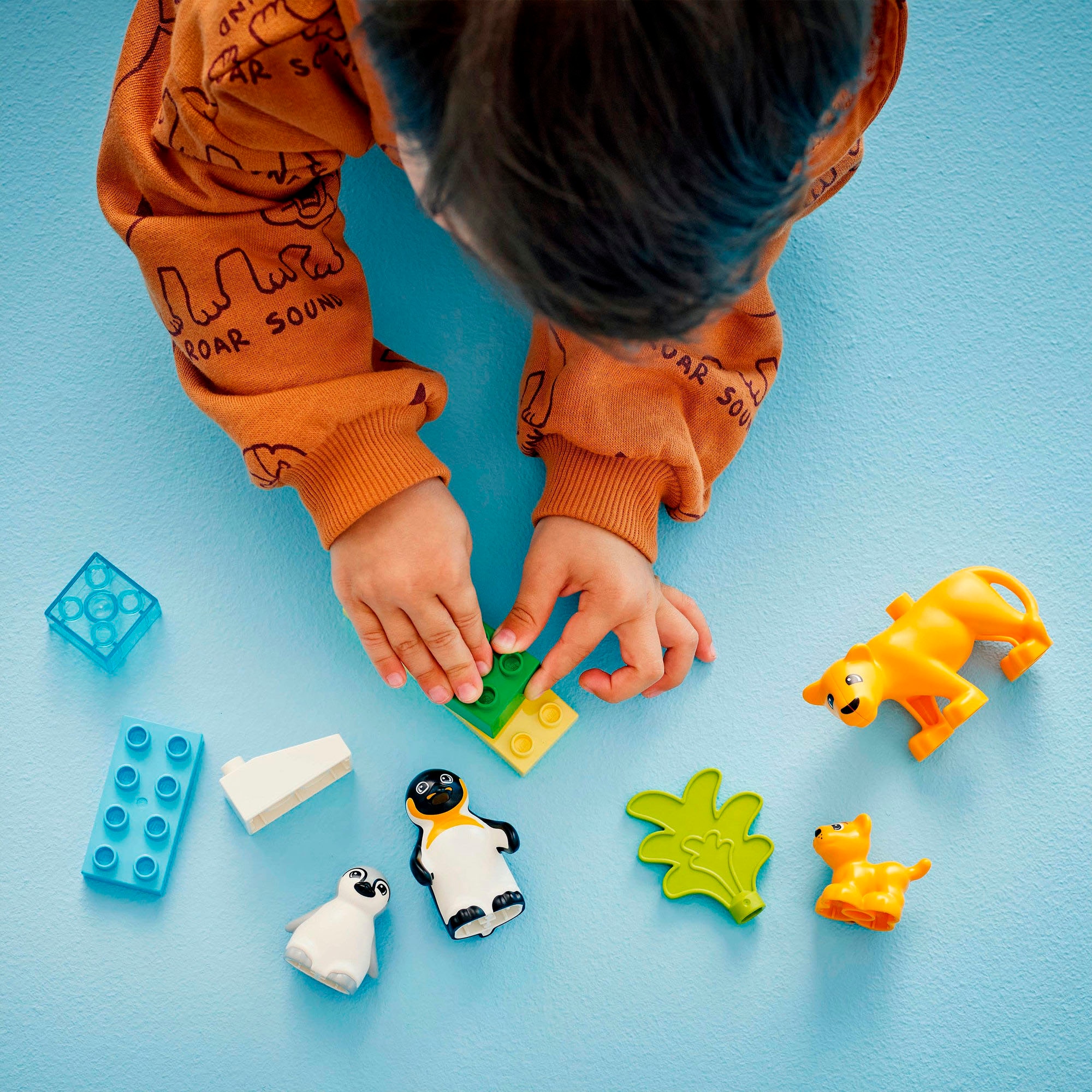 LEGO® Pions de construction »Wildtier-Familien: Pinguine und Löwen (10442), LEGO DUPLO Town« Made in Europe