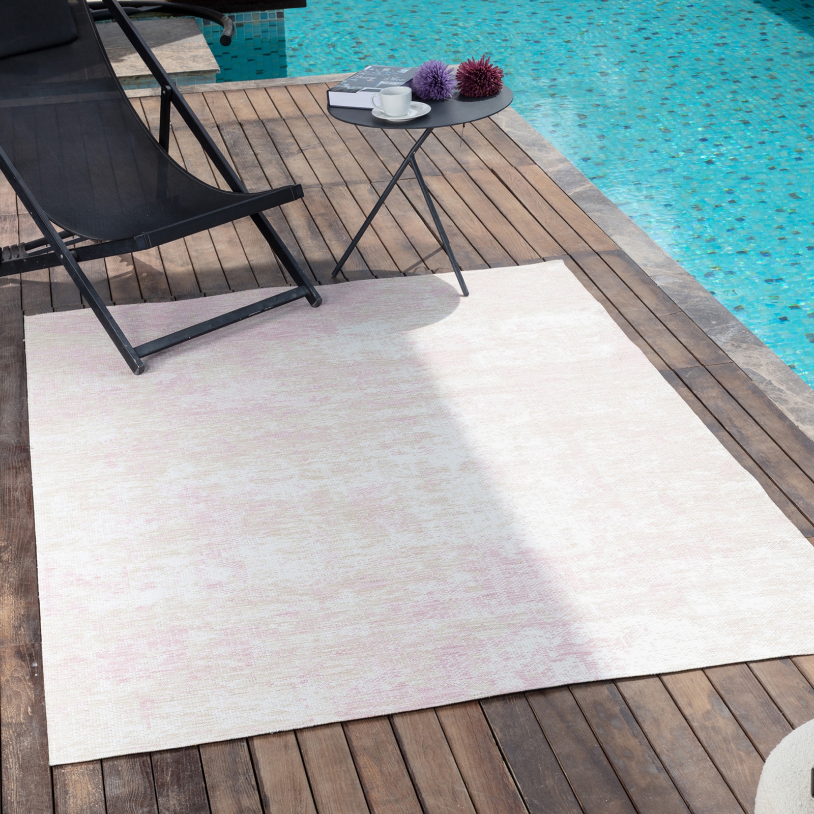 Livabliss Tapis d'extérieur »COMAL« Rectangulaire 5 mm Höhe In- & Outdoorteppich, Modern & Wetterfest, für Balkon, Terrasse, Küche