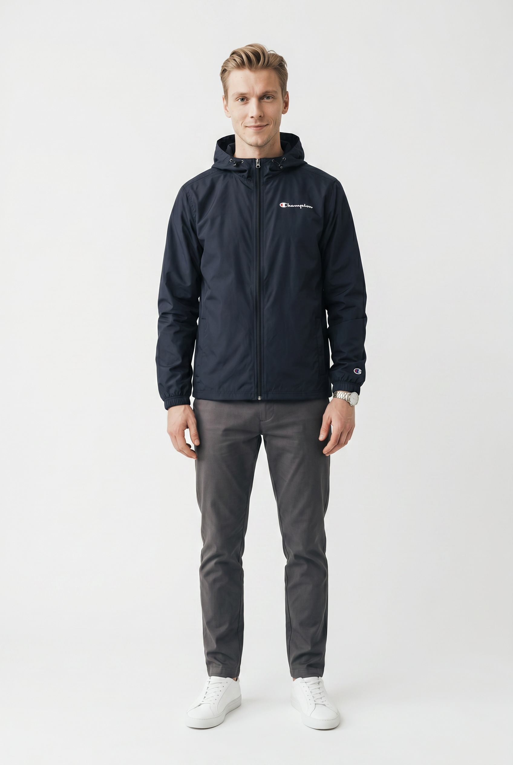 Champion Coupe-vent »OUTDOOR Windbreaker« avec capuche avec capuche et cordon, déperlant et coupe-vent