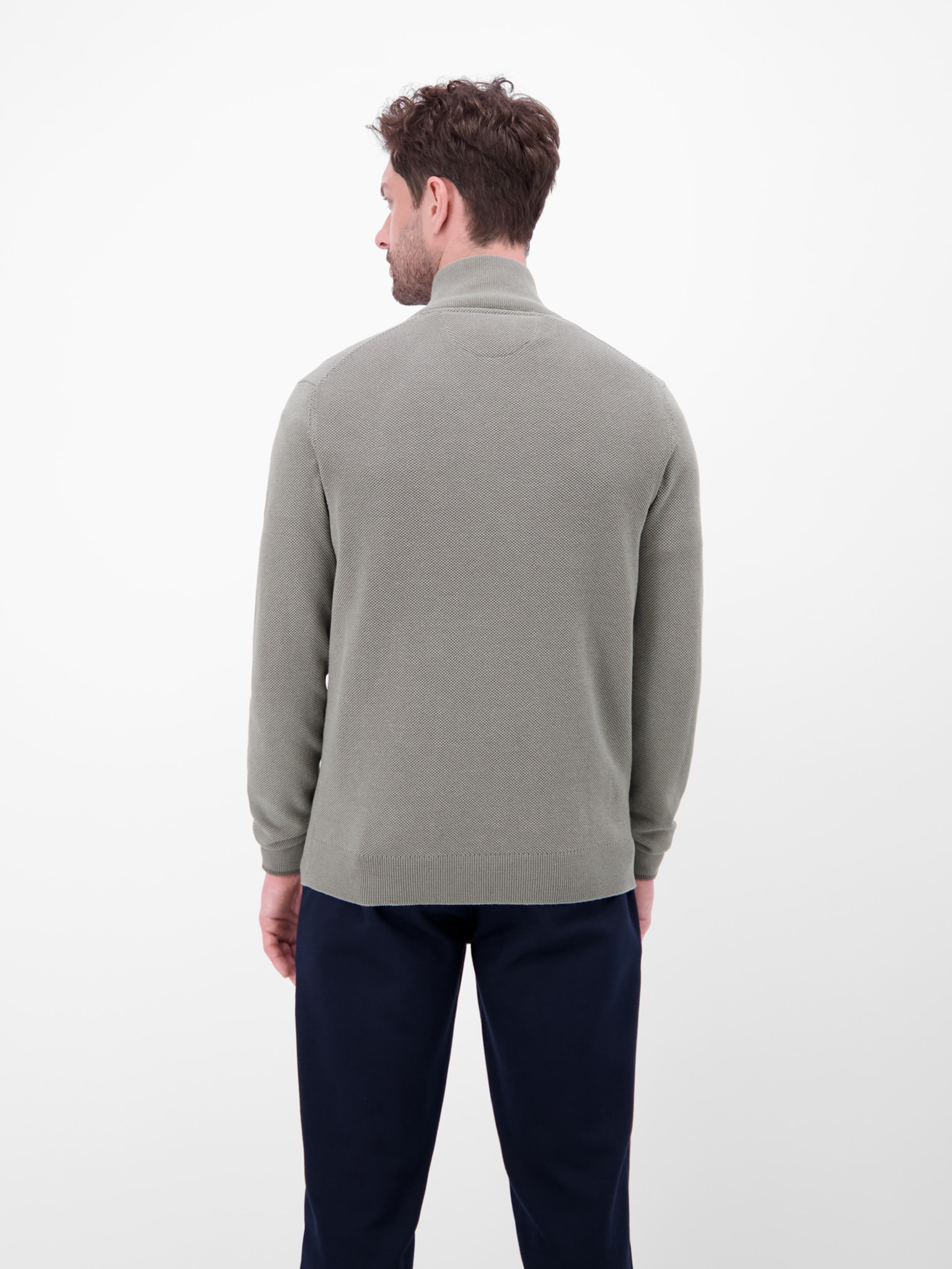 LERROS Veste en tricot mit Reissverschluss und Stehkragen