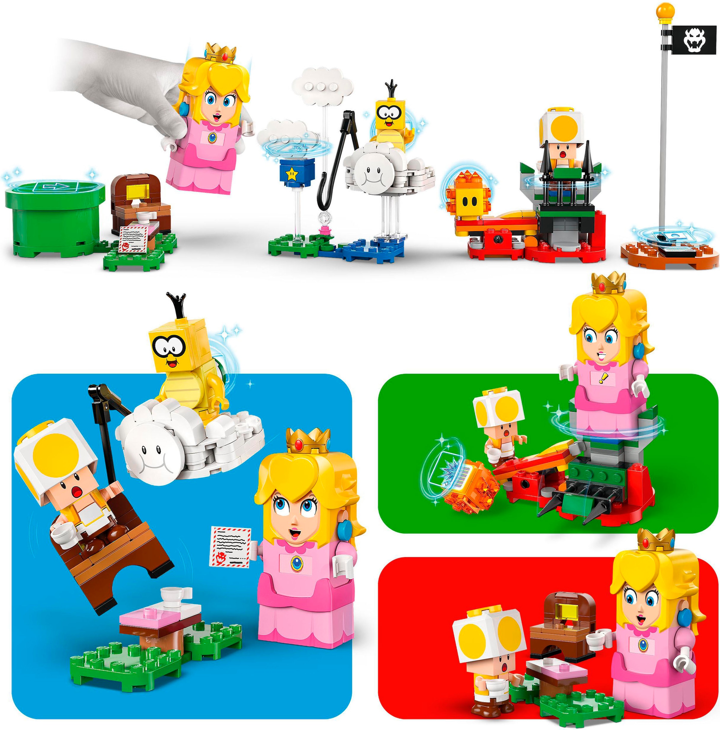 LEGO® Konstruktionsspielsteine »Abenteuer mit der interaktiven LEGO® Peach™ (71441), LEGO Super Mario« Made in Europe