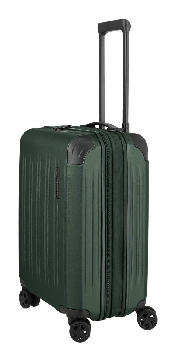 travelite Hartschalen-Trolley »DYNAMIIC Reisekoffer Hartschale« 43 l 4 Rollen ABS-Hartschale und Volumenerweiterung