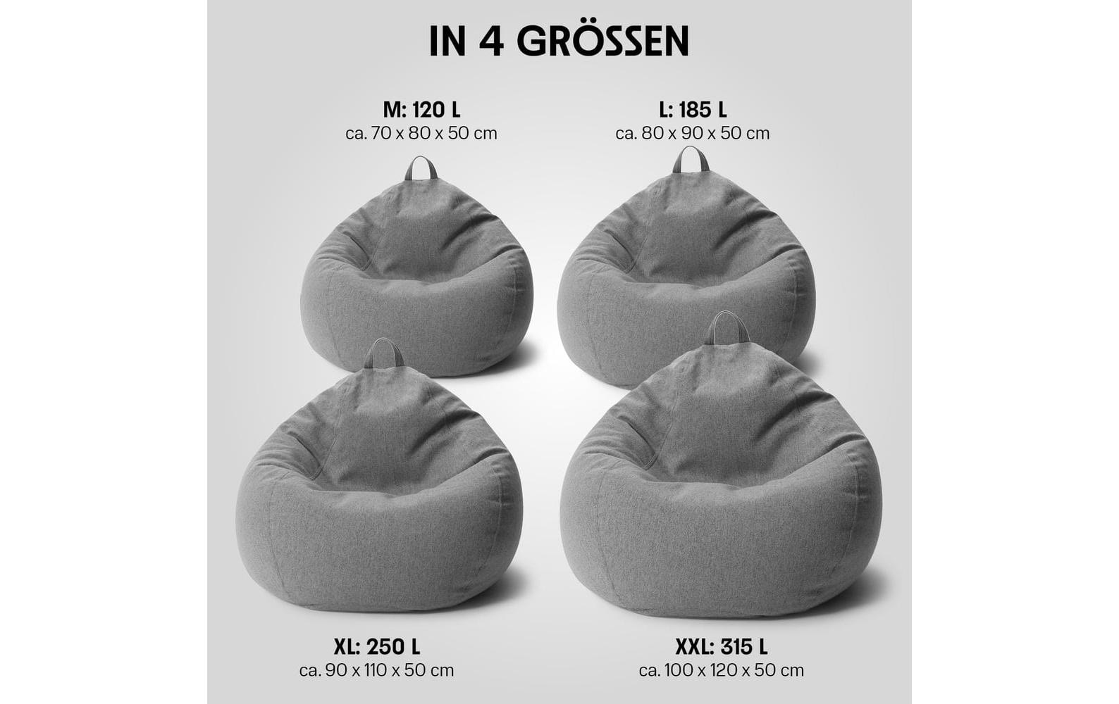   Sitzsack »Basic-Comfort 315 l Polyester (PES)«
