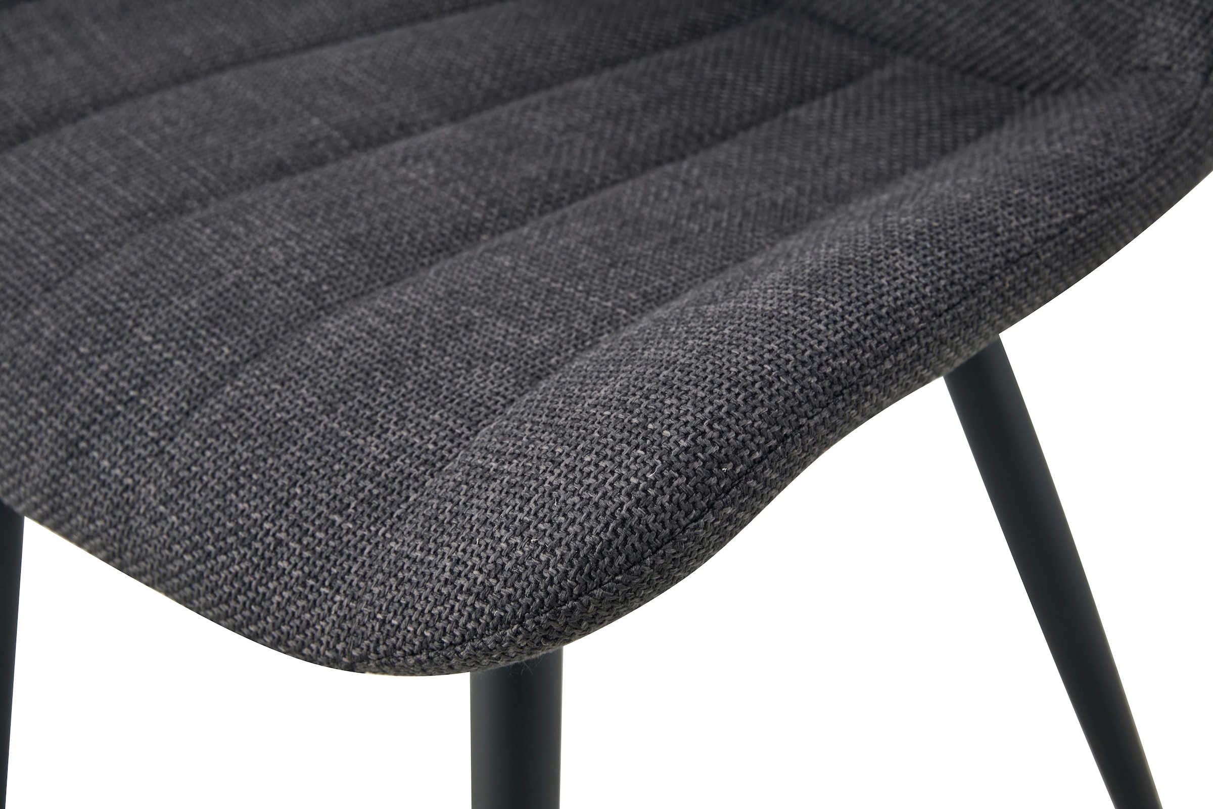 Home affaire Chaise de salle à manger »DAWSON, 2er Set, mit Metallgestell in matt schwarz« (Set) 2 cuisin verschiedenen Farben, Belsatbarkeit pro Stuhl 120 kg, mit Griffloch