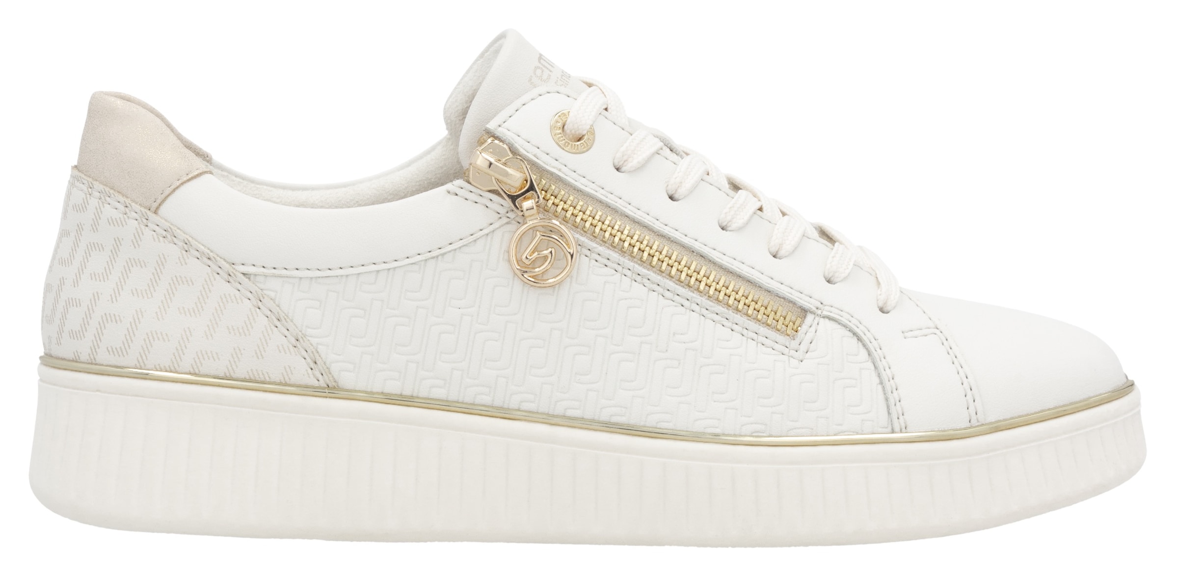 Remonte Baskets à plateforme  , Freizeitschuh, Halbschuh, Schnürerschuh, seitlicher Reissverschluss