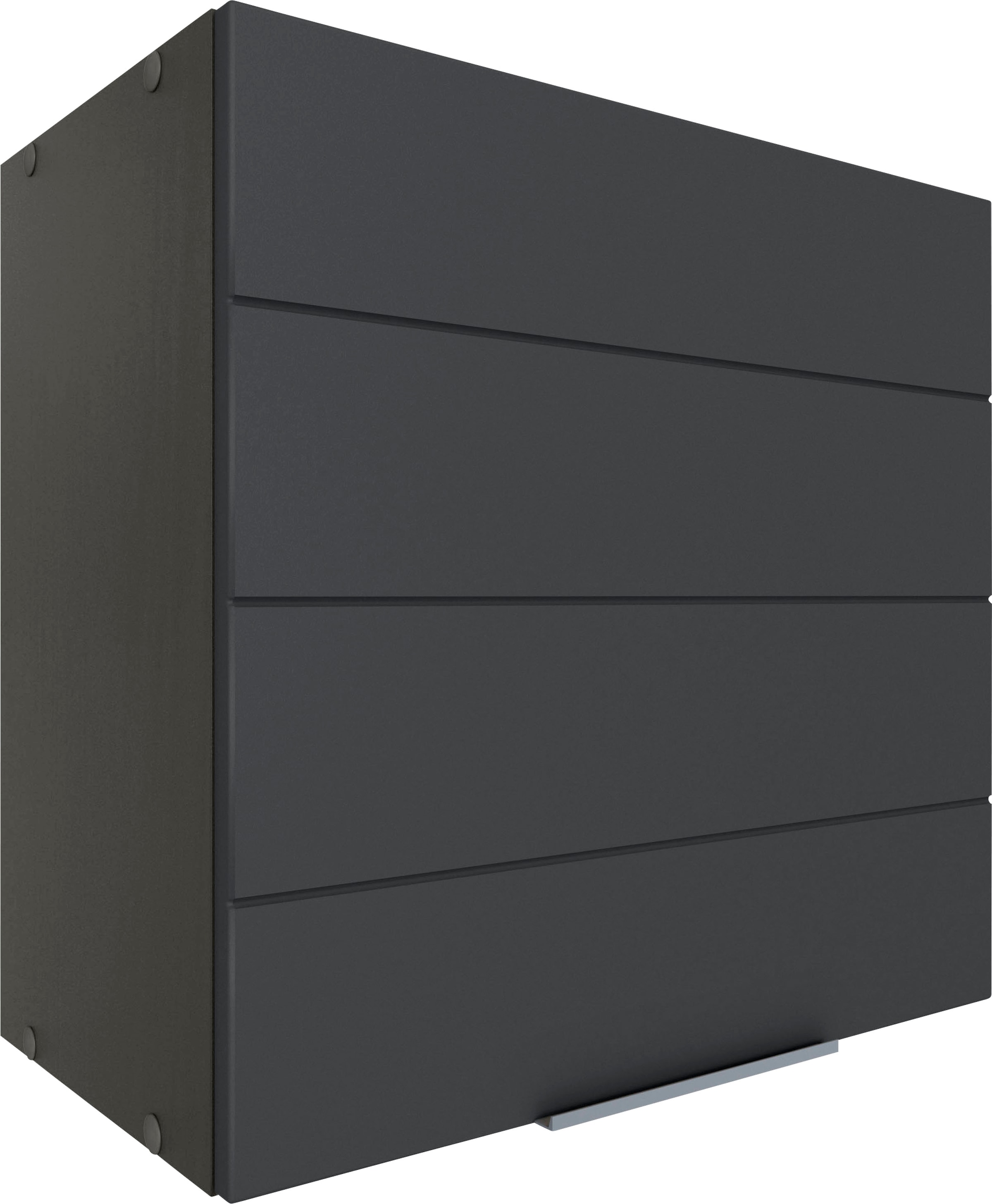 KOCHSTATION Armoire suspendue »KS-Luhe« 60 cm de large, façades MDF de haute qualité avec lisse horizontale