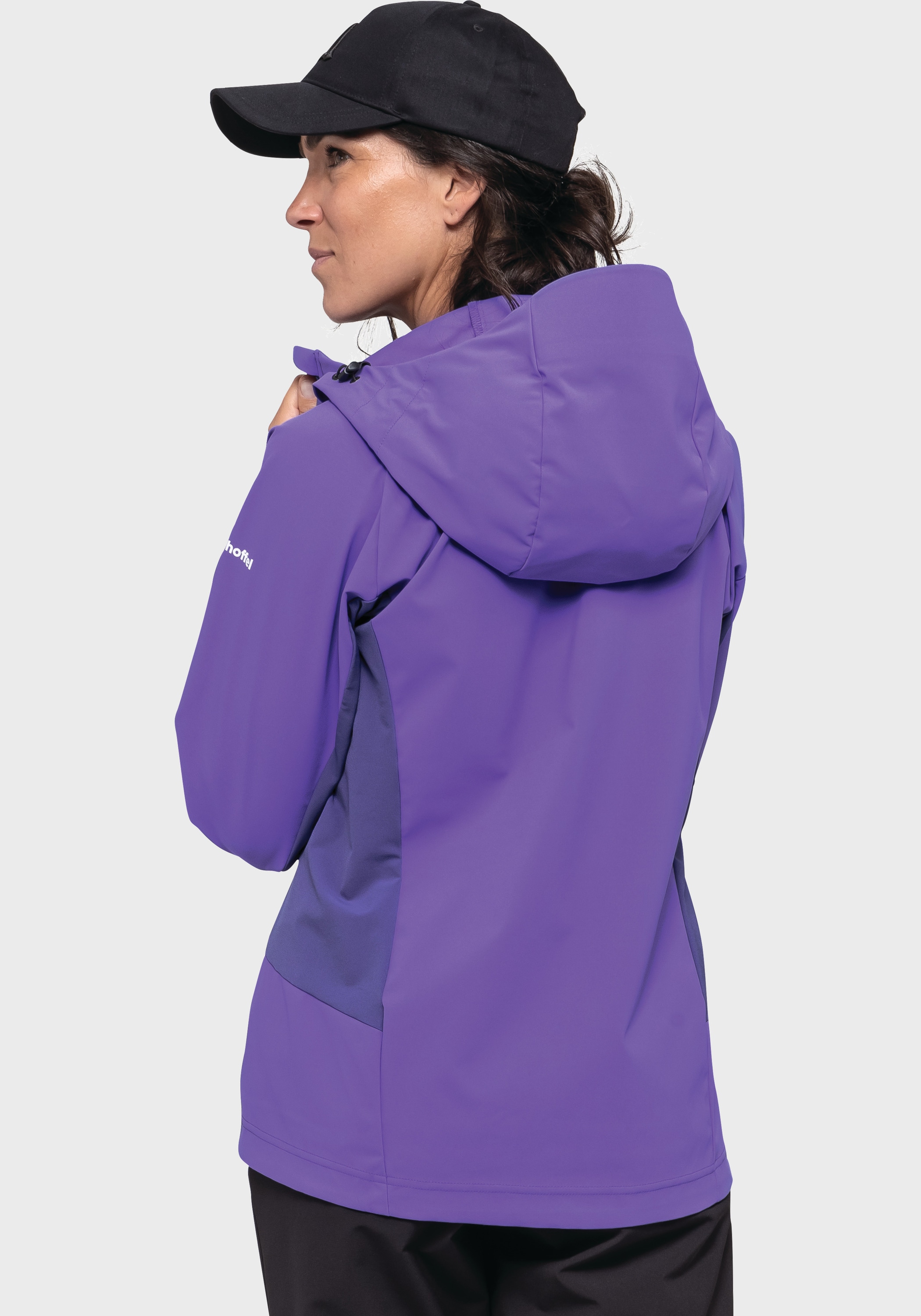 Schöffel Outdoorjacke »Softshell Jk Style Blaueis WMS« mit Kapuze
