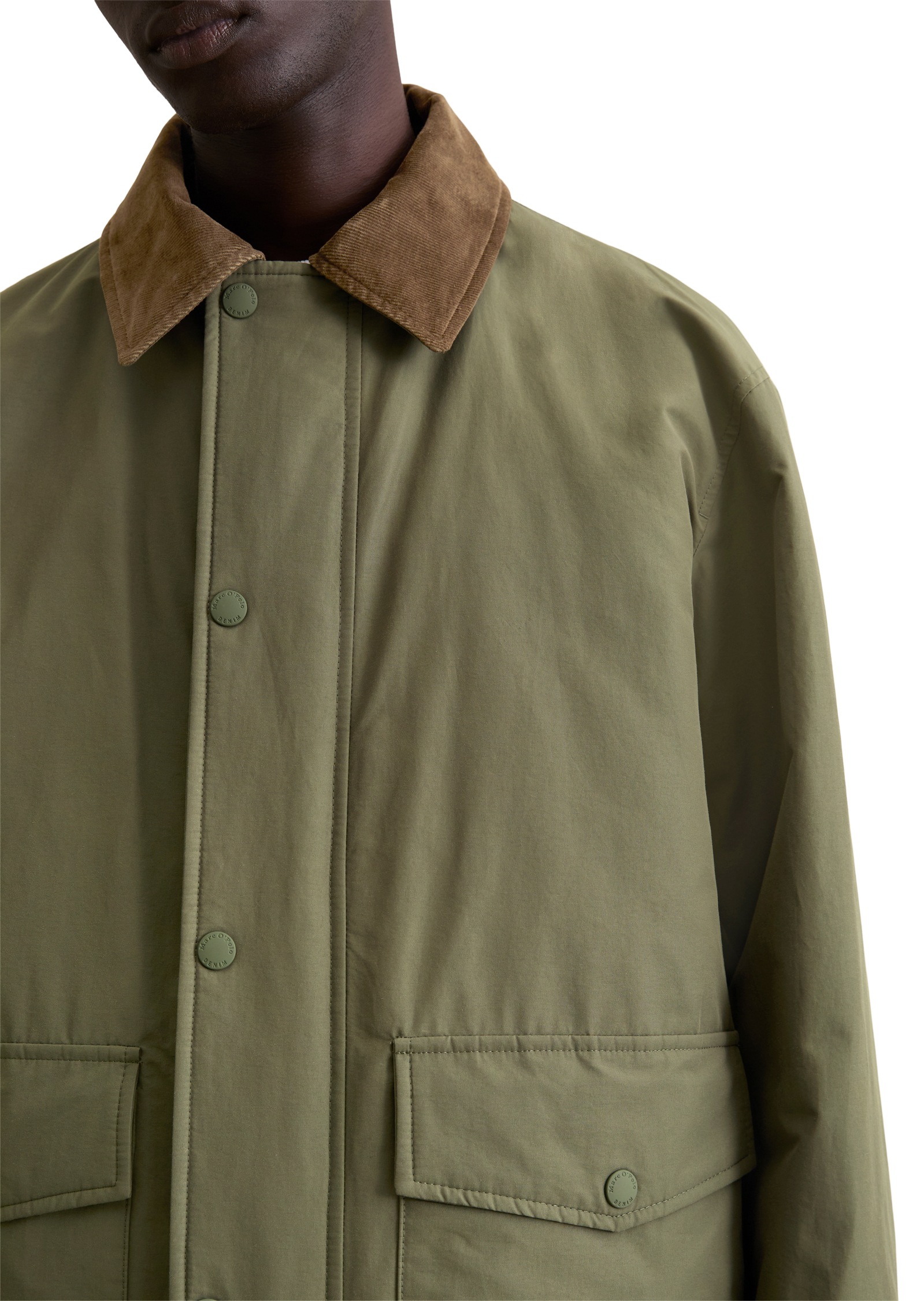 Marc O'Polo DENIM Cabanjacke »regular fit wasserabweisend und leicht wattiert«