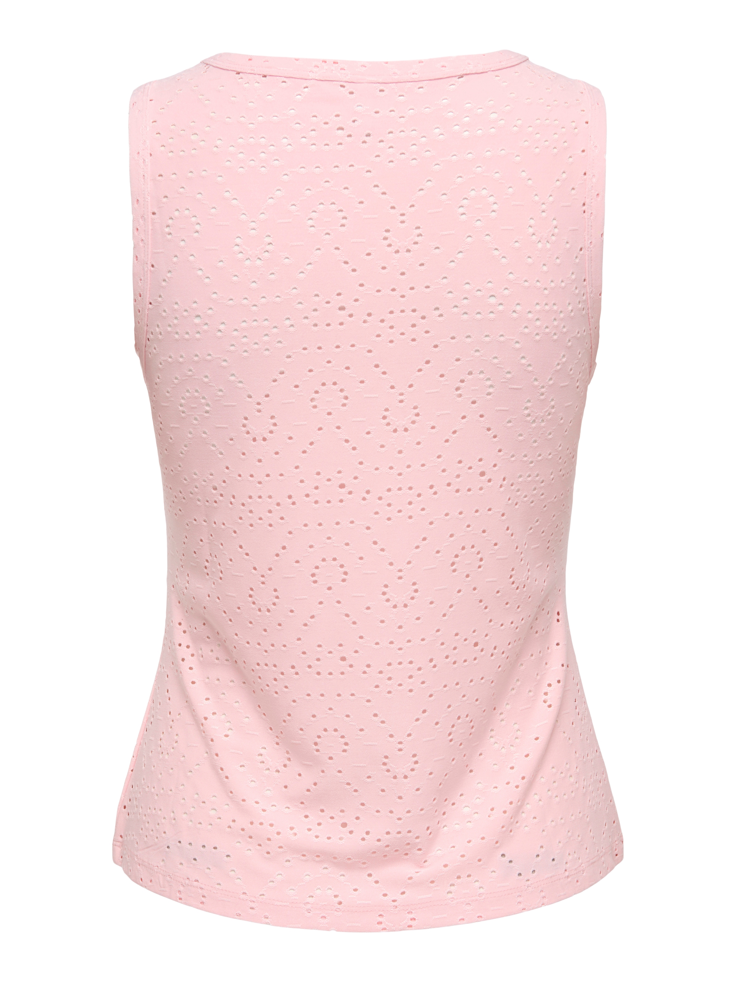 ONLY »ONLSMILLA S/L V-NECK TOP JRS« Mélange de matières, coupe régulière, col en V