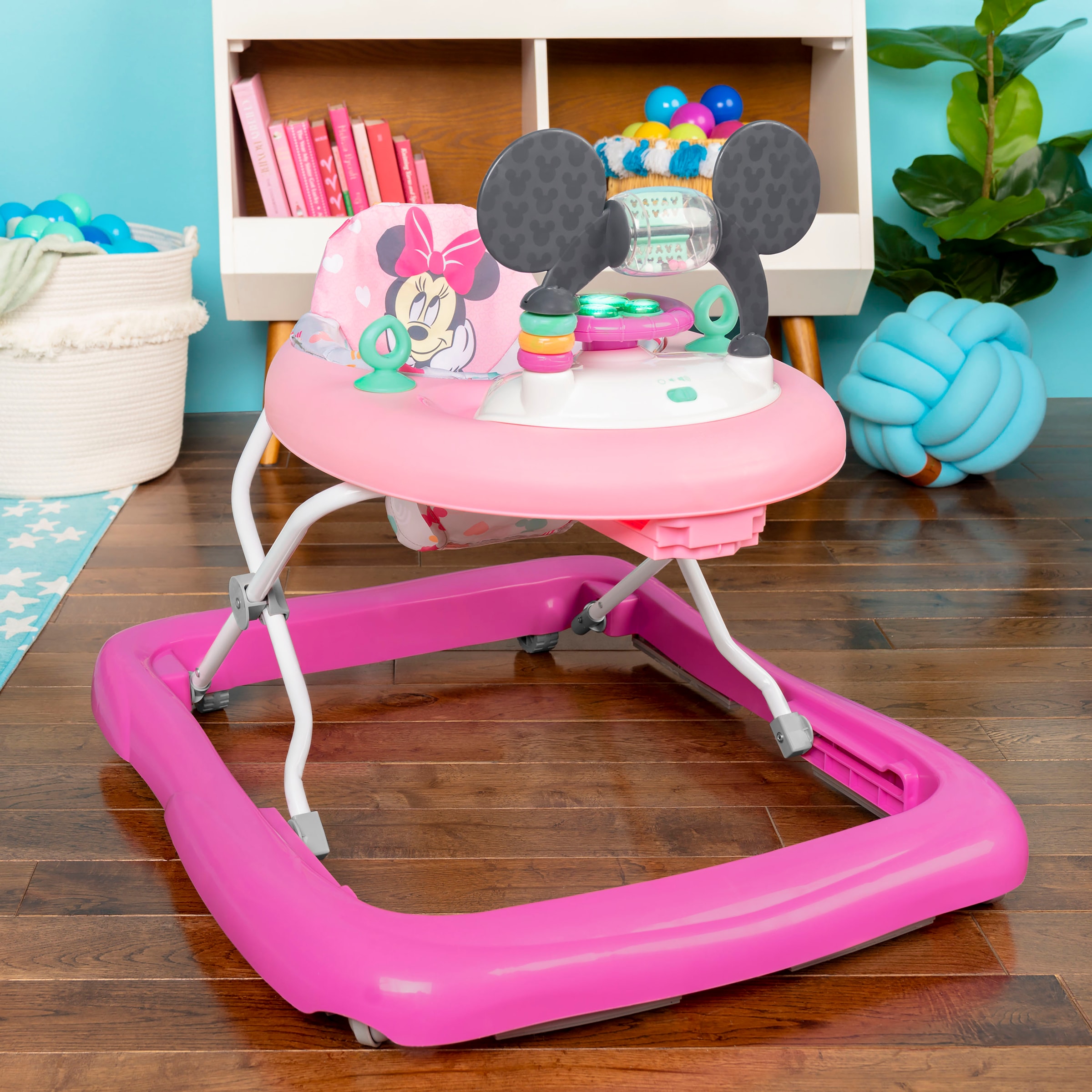 Bright Starts Lauflernhilfe »MINNIE MOUSE Tiny Trek™ Walker, Forever Besties™, 2-in-1 Walker« mit Licht und Sound