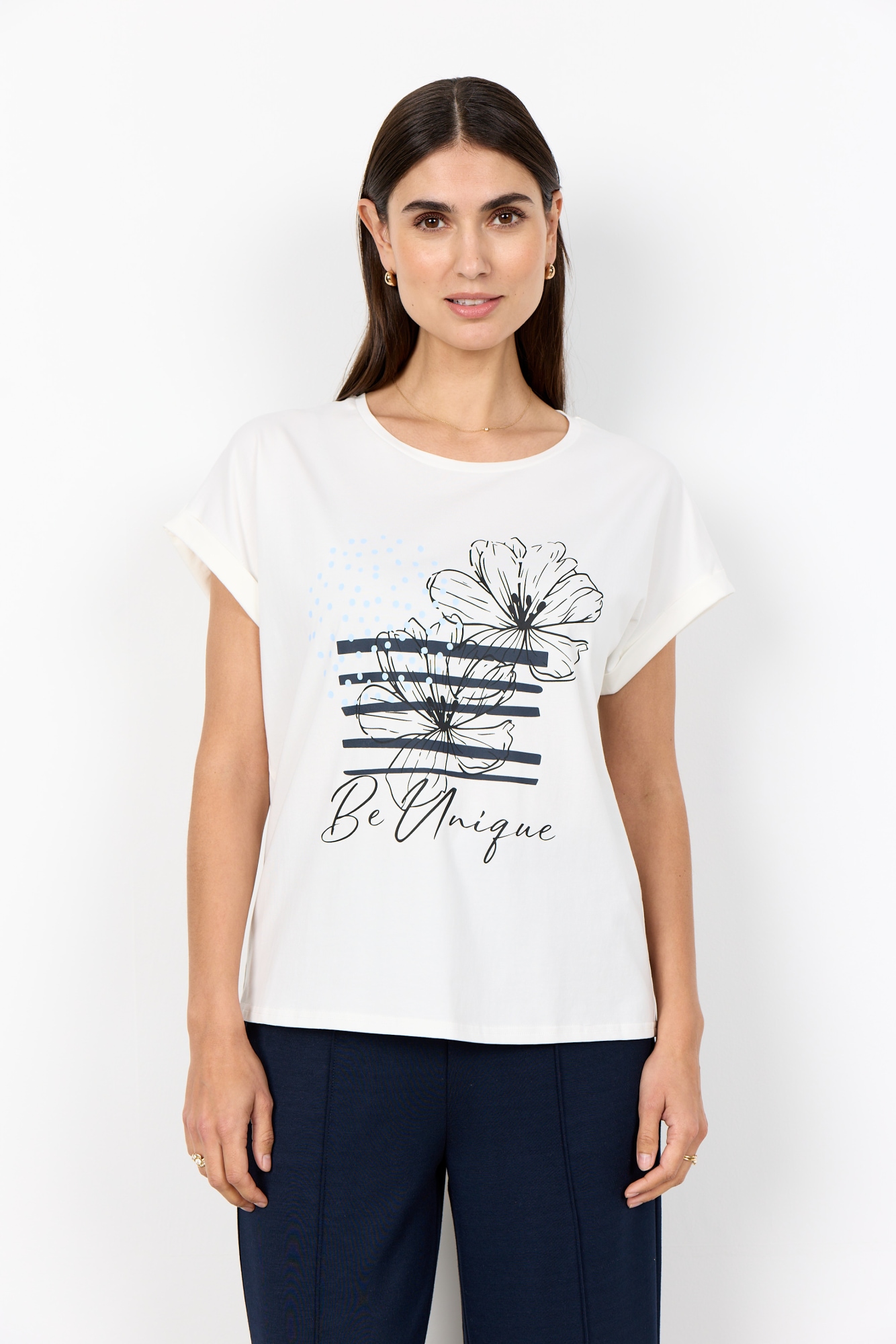 soyaconcept Kurzarmshirt »SC-RINA FP 15«