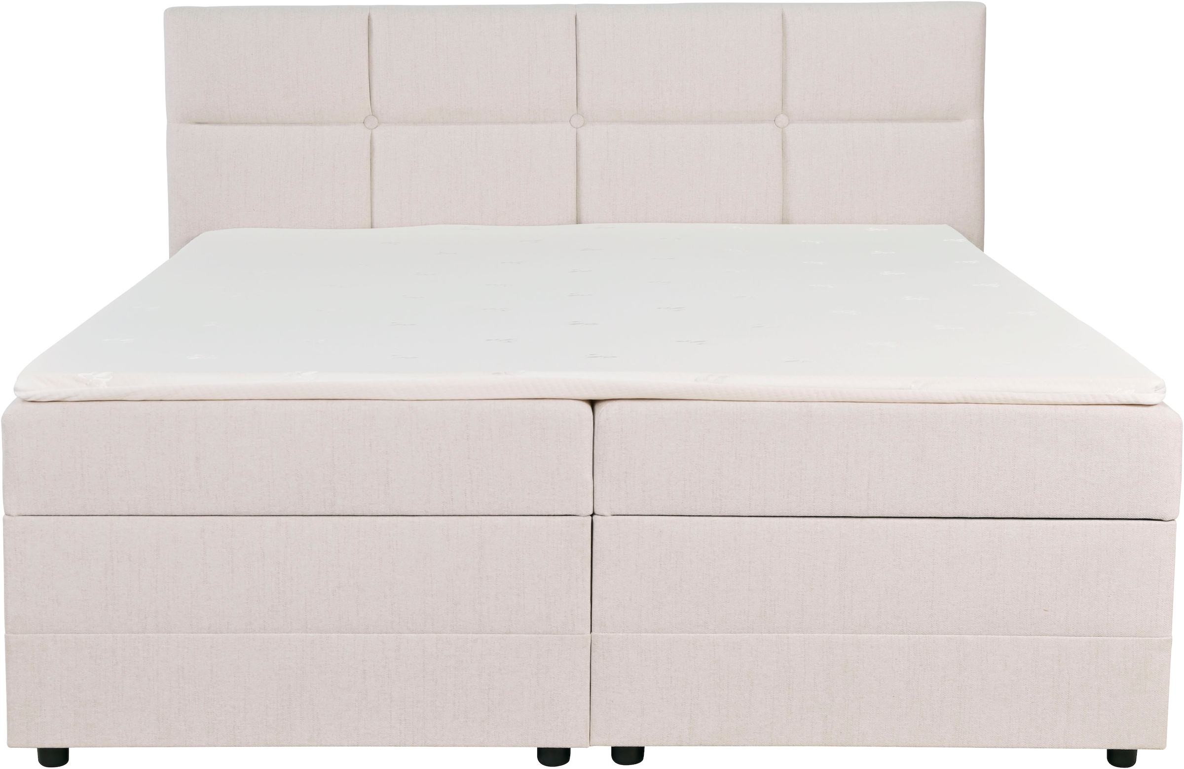 GOODproduct Boxbett »Fillmore inkl. Bettkasten, Liegefläche 180x200 cm, in Boxspring-Optik« inkl. Topper, erhältlich in verschiedenen Farben