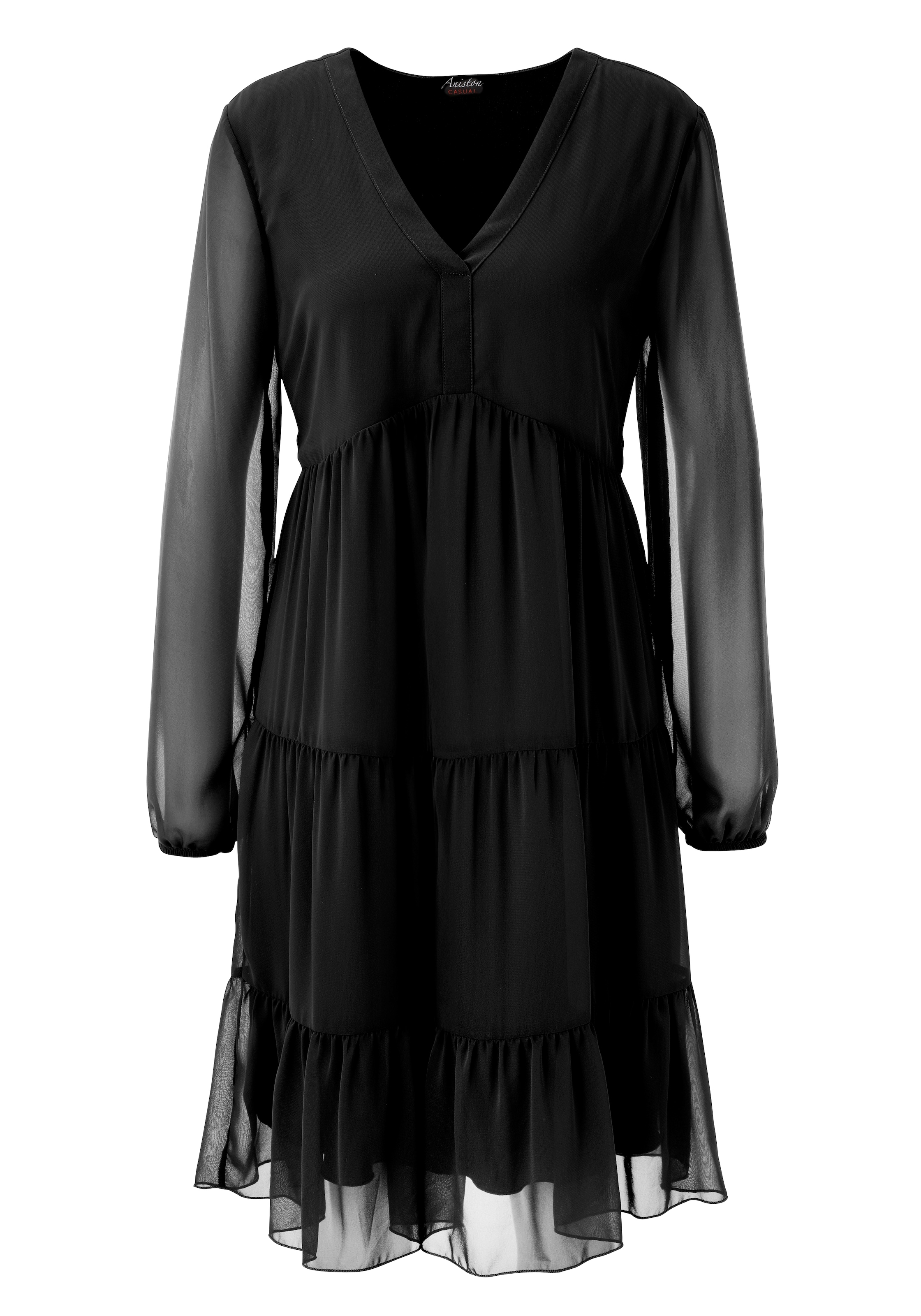 Aniston CASUAL Robe tunique en chiffon délicat - NOUVELLE COLLECTION