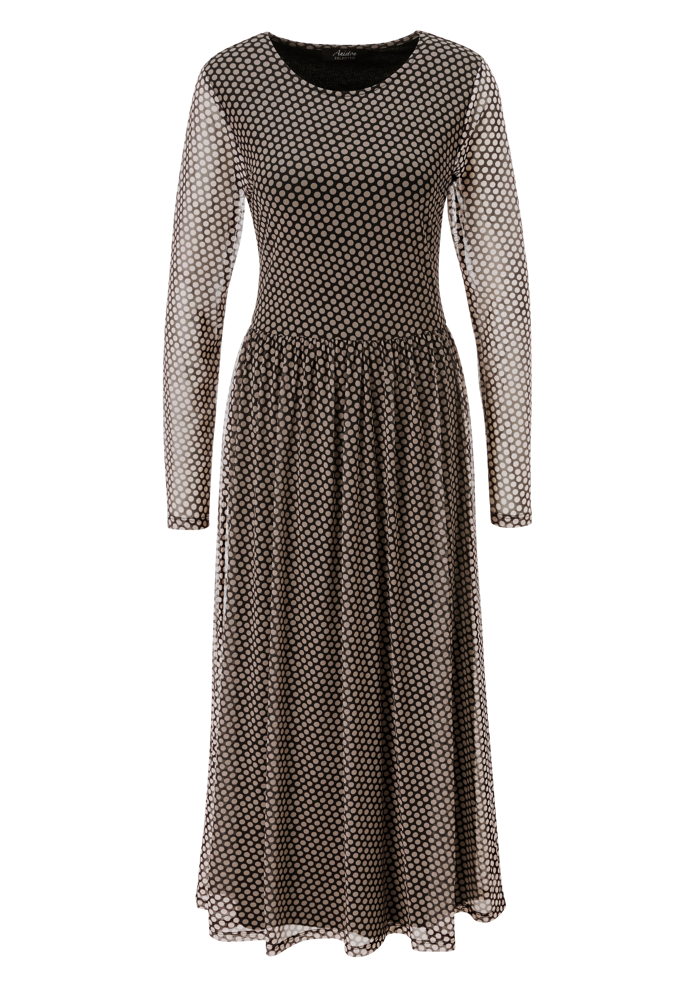Aniston SELECTED Maxikleid in Mesh-Qualität und Gummizug in der Taille - NEUE KOLLEKTION