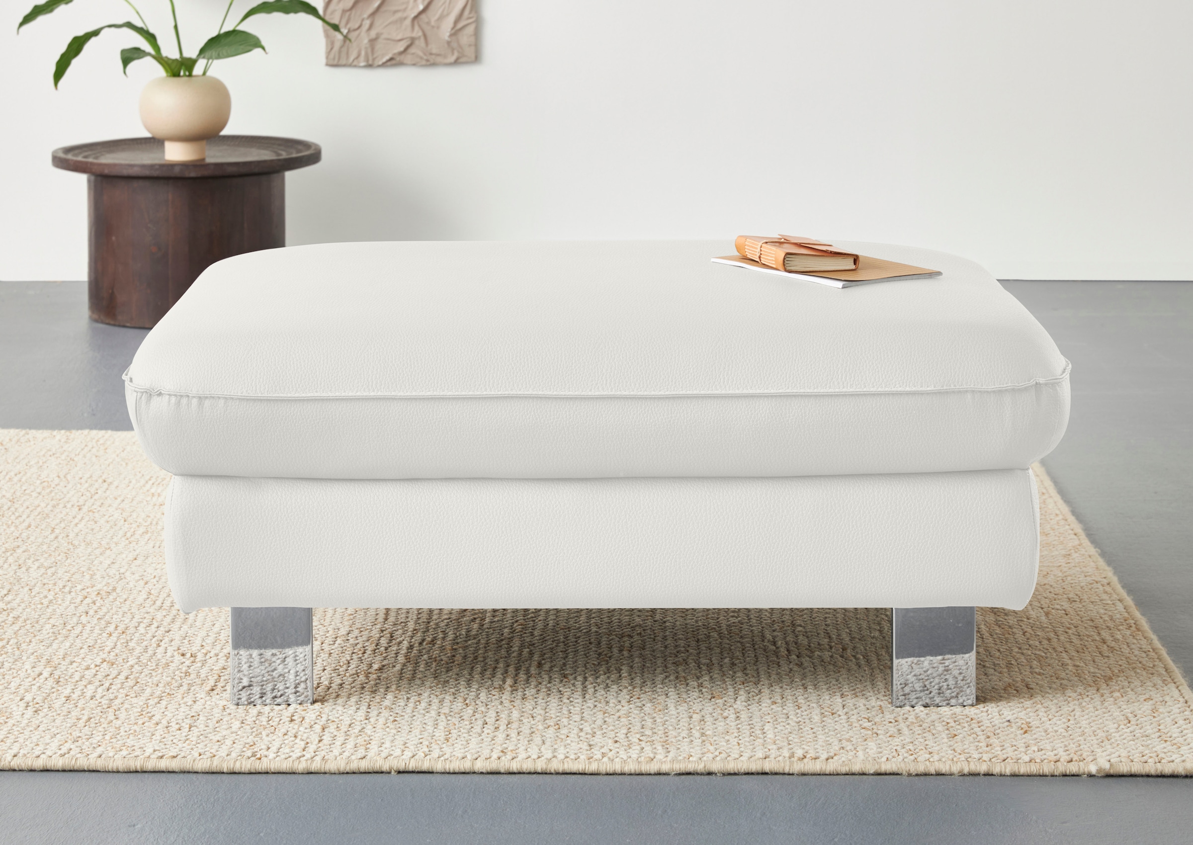 COTTA Tabouret »Driver« mit edlen Metallfüssen