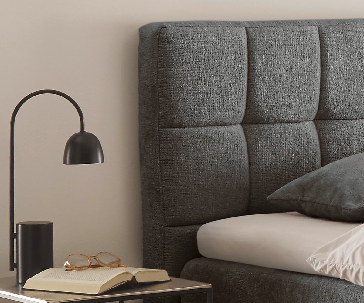 hapo Boxspringbett »Neyla erhältlich in den Breiten 100, 160, 180 & 200cm« in verschiedenen Matratzenqualitäten, Härtegraden und Farben verfügbar