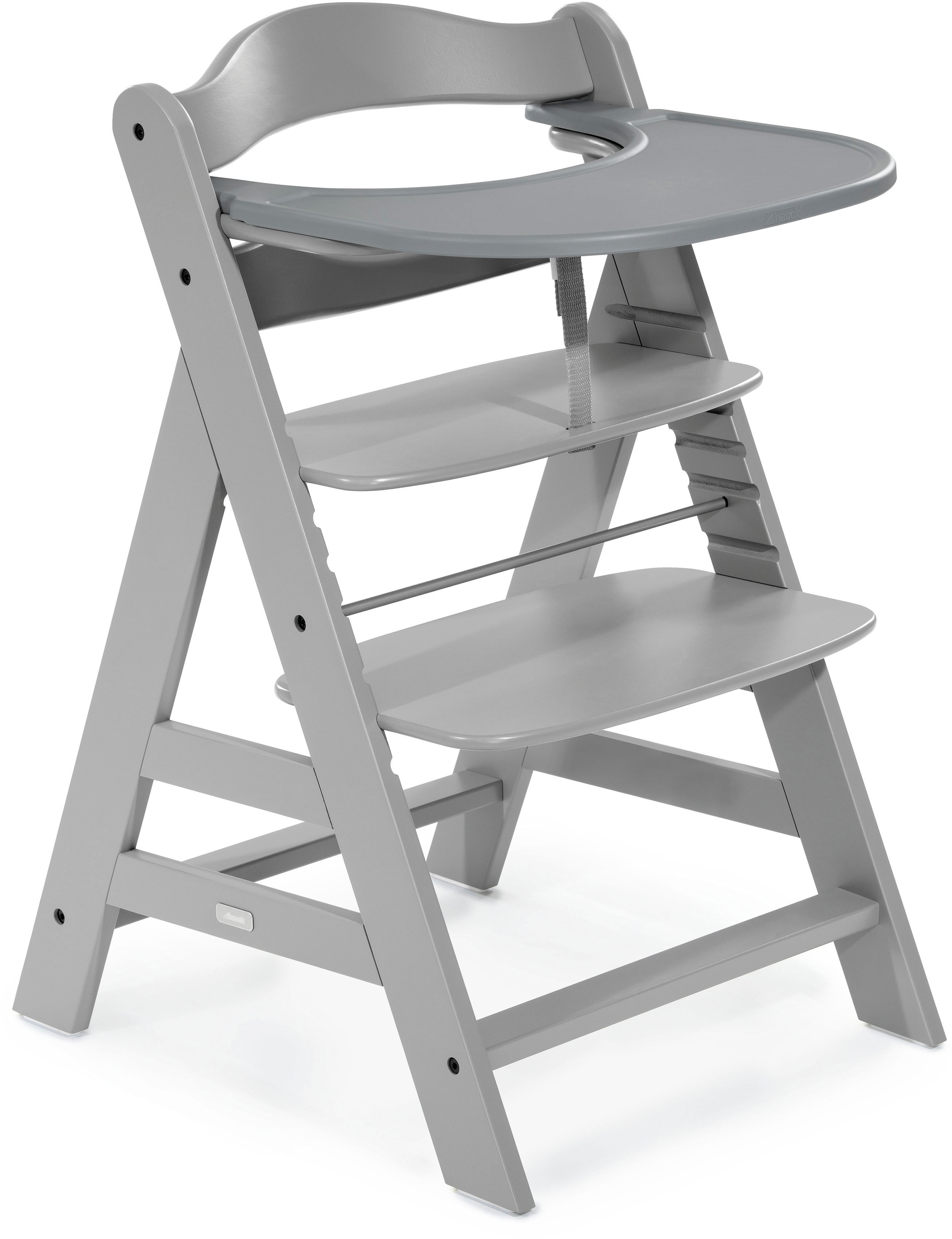 Hauck Hochstuhltablett »Alpha Click Tray, grau« Hauck Hochstuhl Alpha+