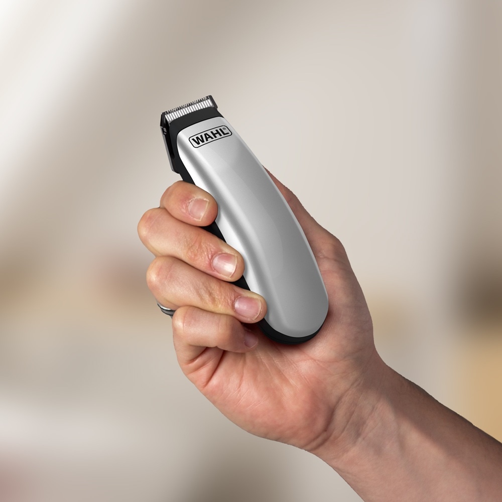 Wahl Haar- und Bartschneider »Home Pro Deluxe Combo« 10 Aufsätze Einstellbarer Verstellhebel, Batteriebetriebener Mini-Trimmer
