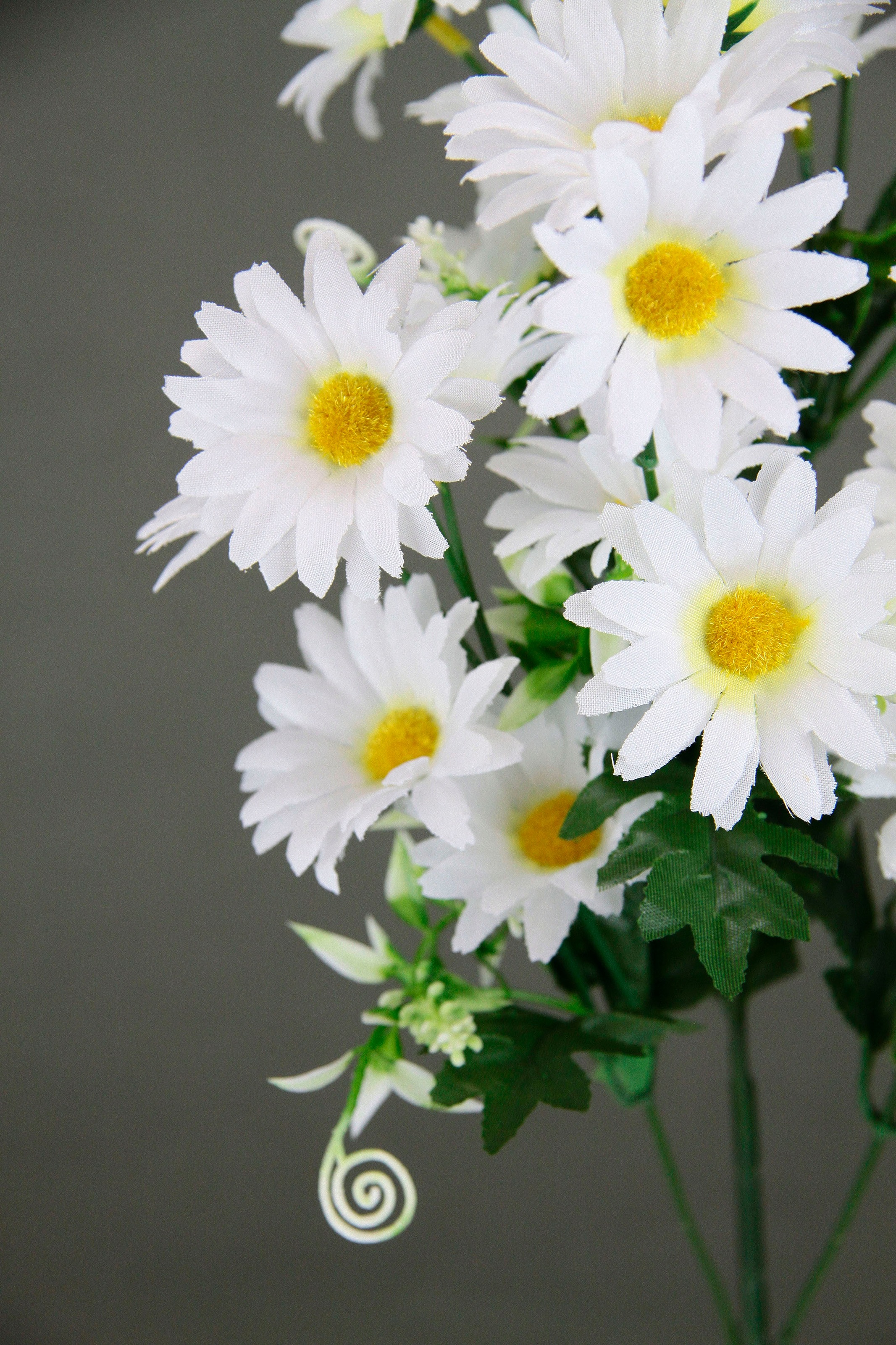 I.GE.A. Fleur artificielle »Margeritenzweig« 5er Set Narzisse künstliche Blume Ostern Seidenblume Frühjahrsdeko