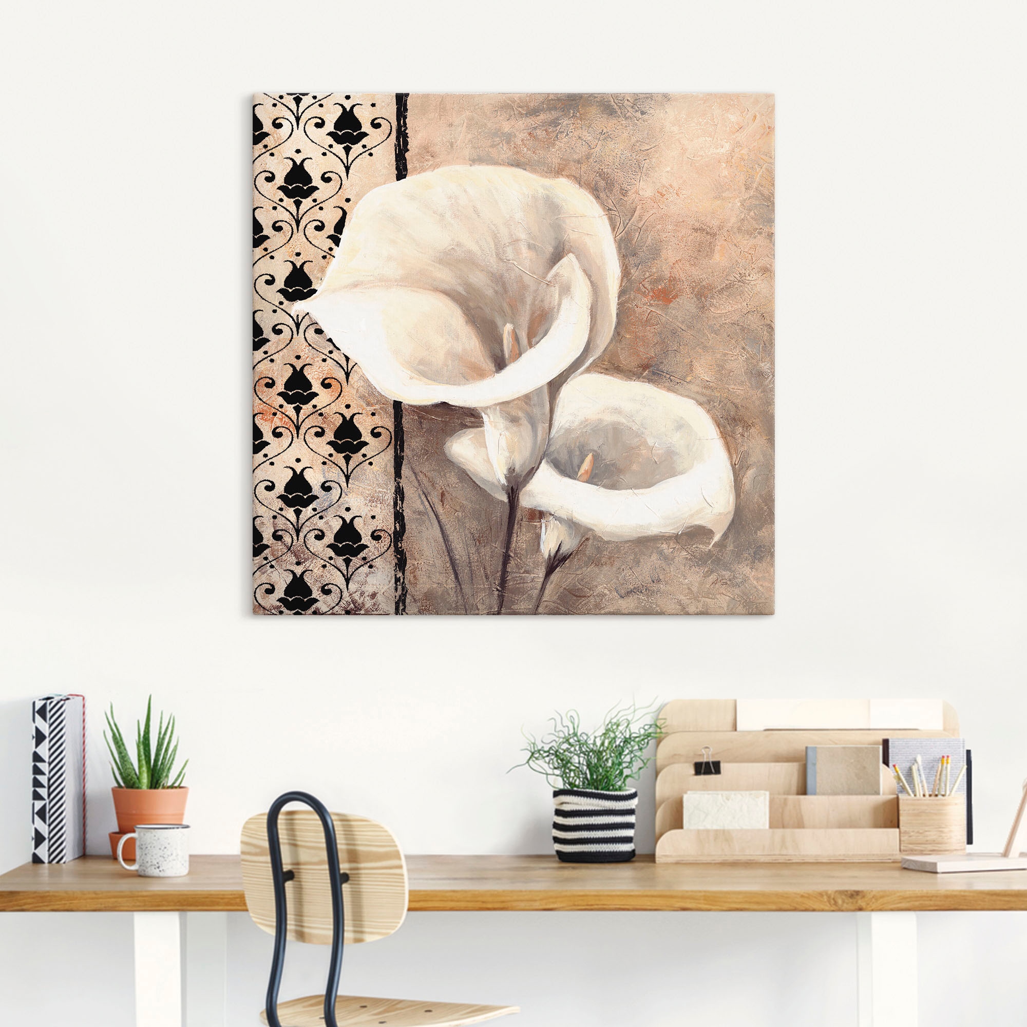 Artland Tableau sur toile »Klassische Callas« 1 cuis tlg. als Alubild, Outdoorbild, Leinwandbild, Poster in verschied. Grössen