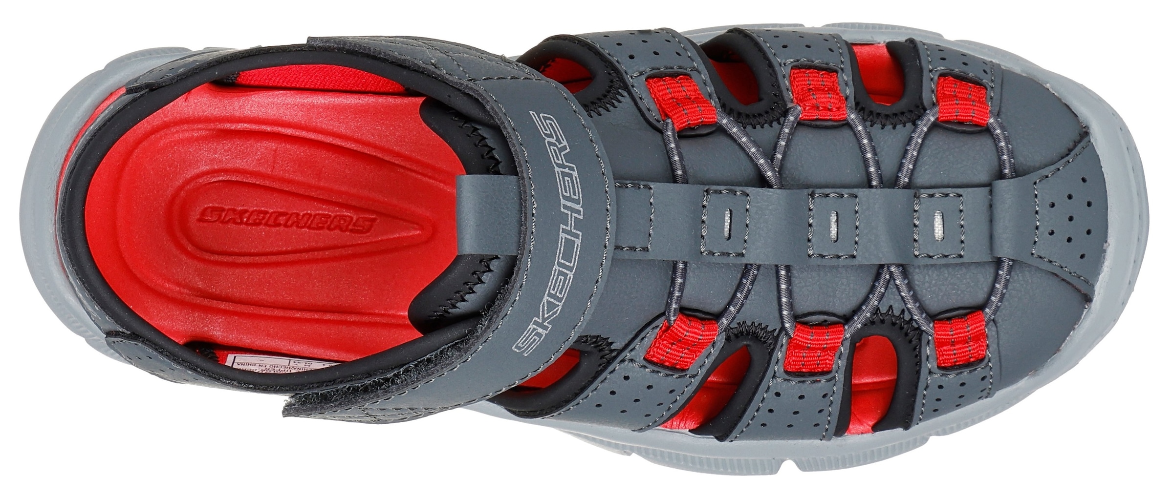 Skechers Sandale »RELIX-VALDEX«  Badesandale mit leichter Laufsohle, Grössenschablone zum Download