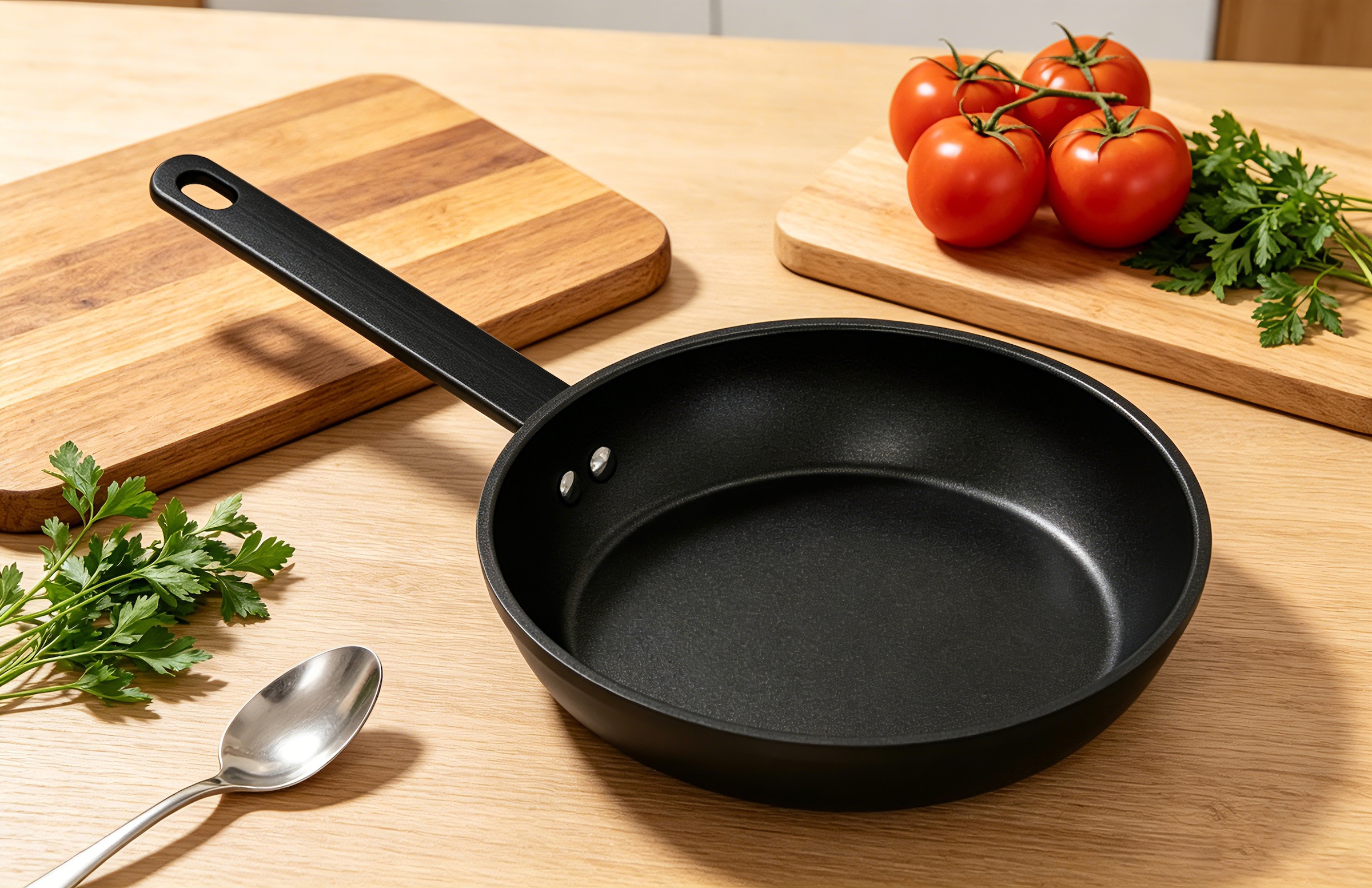 Hanseatic Poêle à frire »ALU PRO« Aluminium 1 tlg. Poêle professionnelle avec revêtement antiadhésif, pour tous types de cuisinières, induction