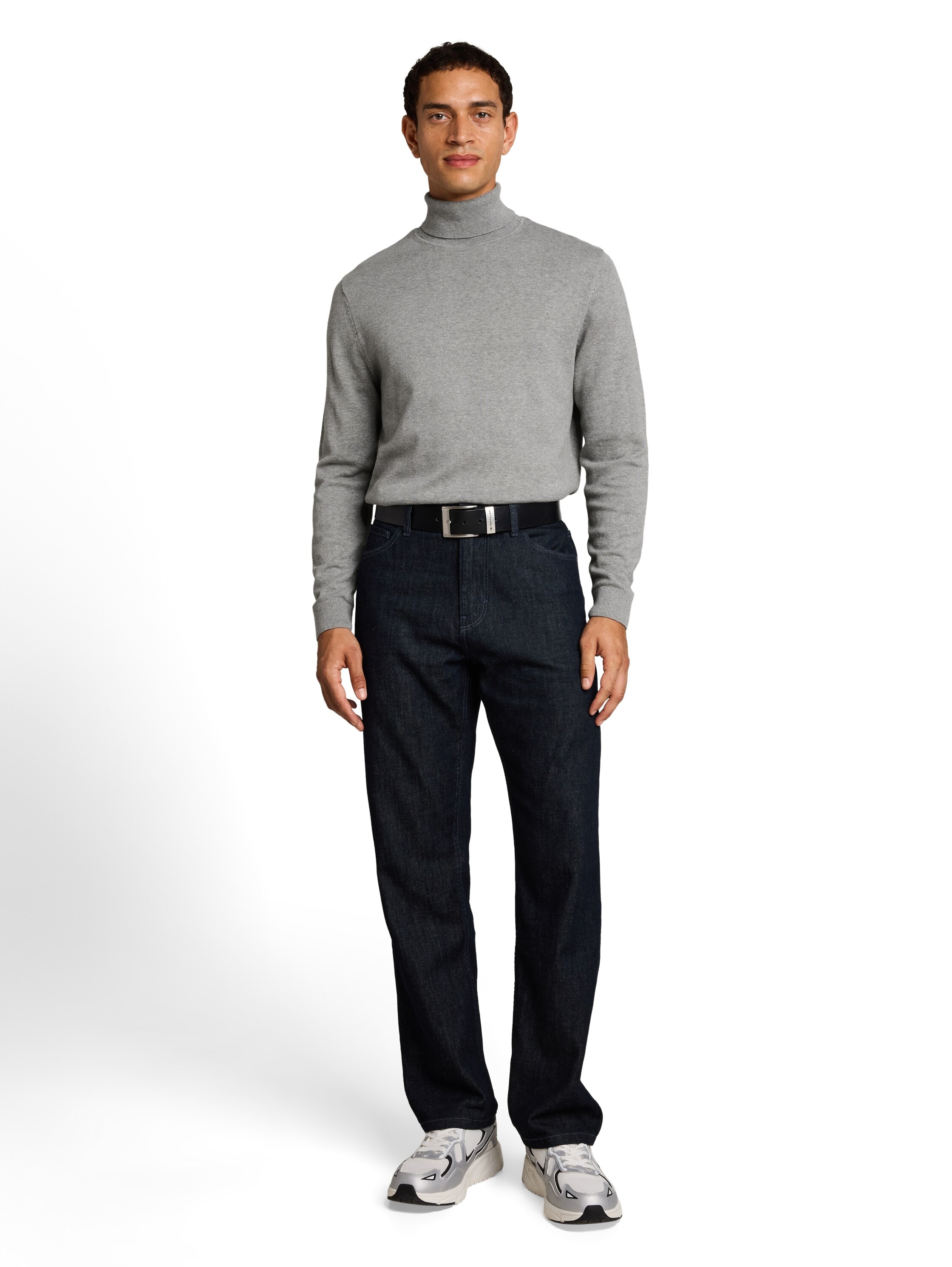 TOM TAILOR Rollkragenpullover im Strick-Design