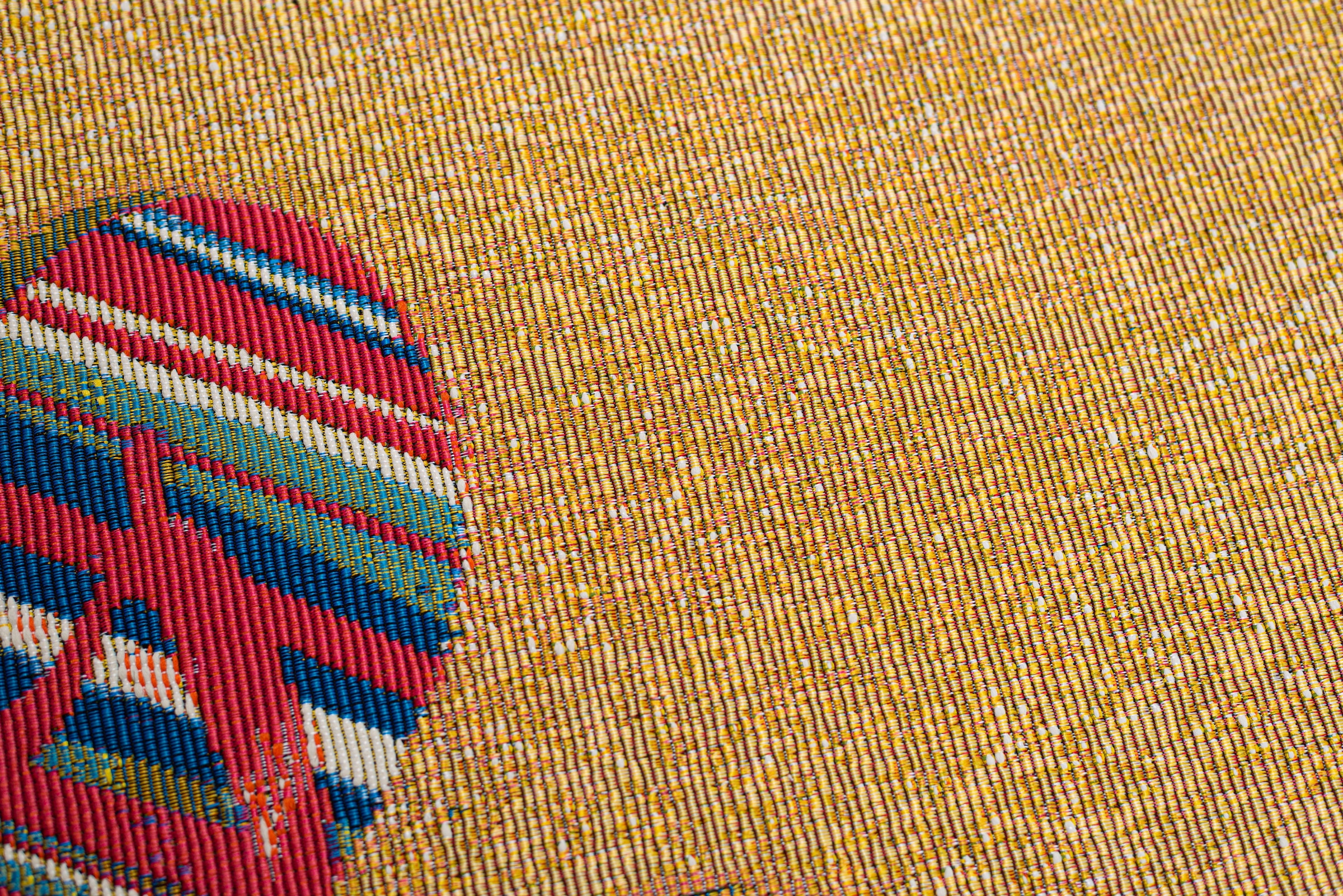 Sansibar Tapis »Rantum Beach SA-017« Rectangulaire 5 mm Höhe tissu plat, design moderne, motif tongs, adapté pour l'extérieur