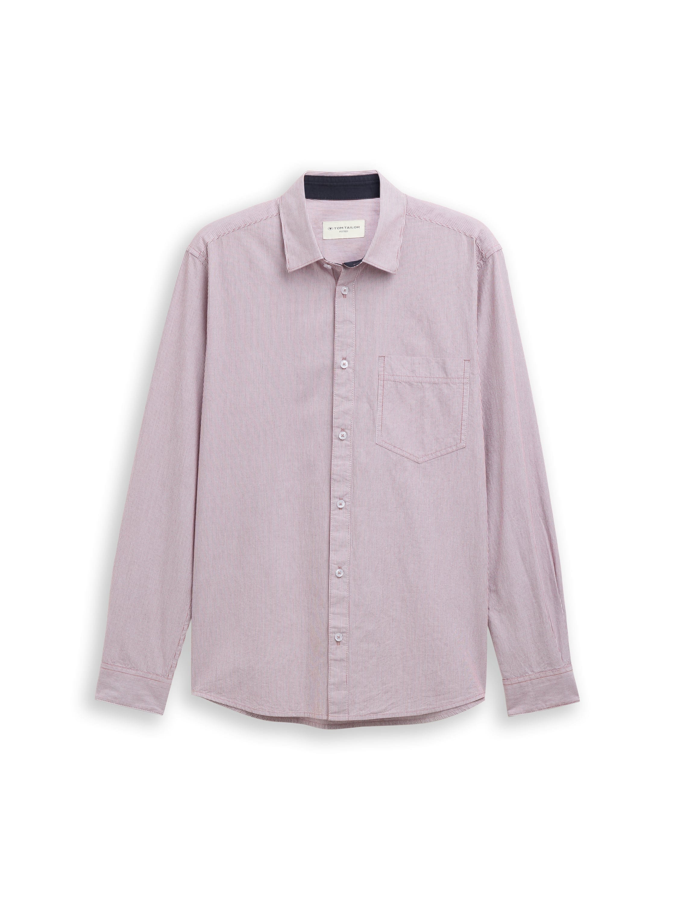 TOM TAILOR Langarmhemd mit Brust Tasche