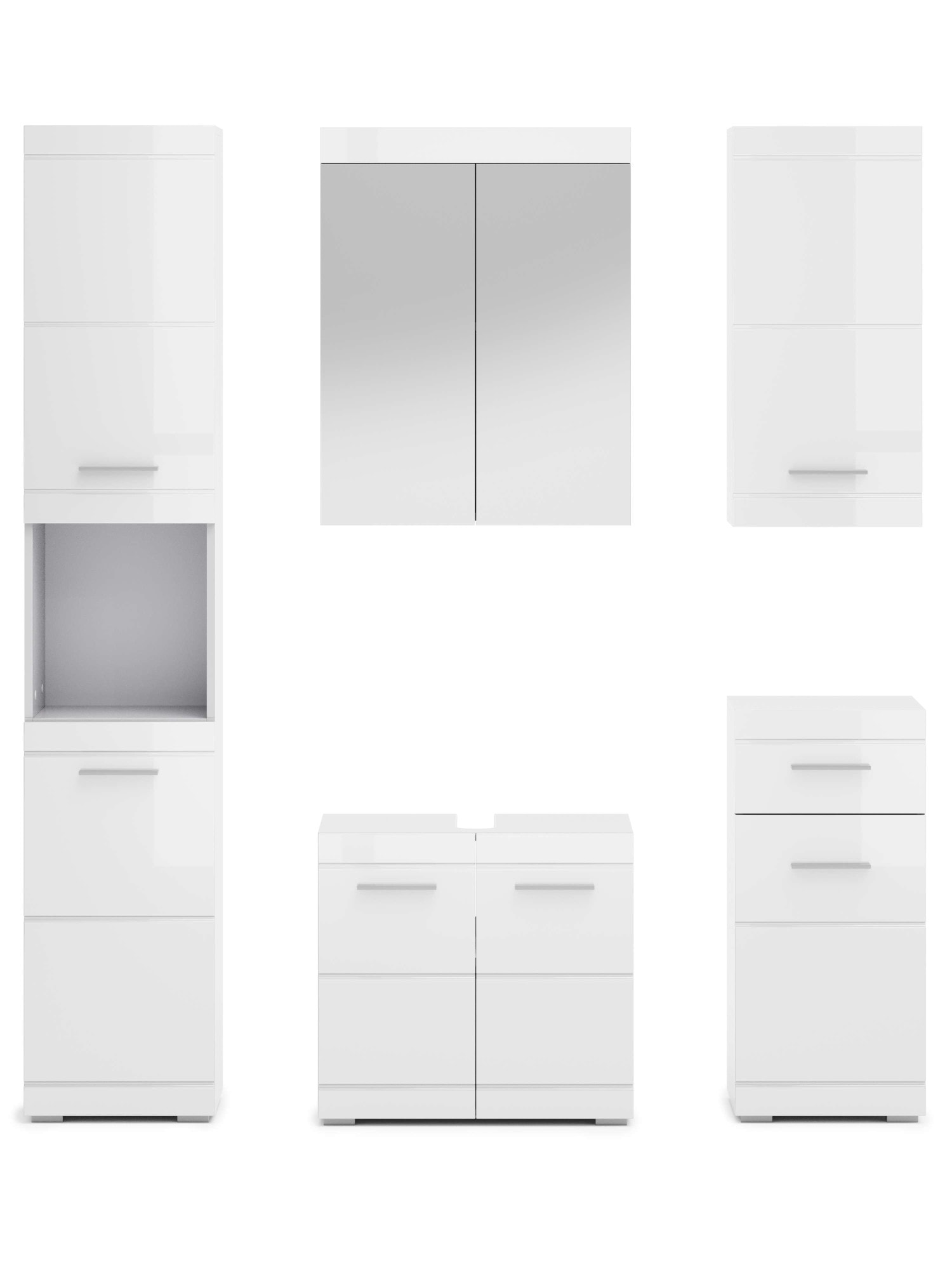 GOODproduct Ensemble de meubles de salle de bain »Föhr« Ensemble, 5 cuis tlg.