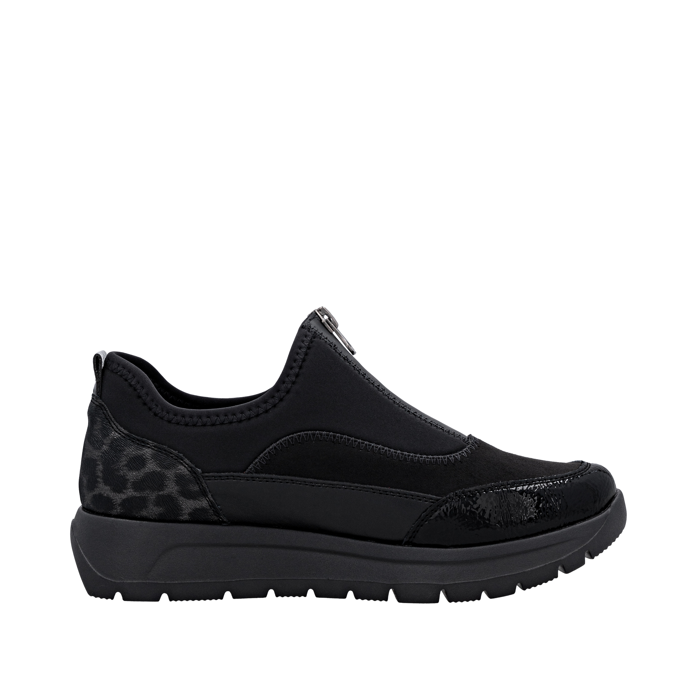 Remonte Plateausneaker  Halbschuh, Casual-Sneaker mit Lackdetails