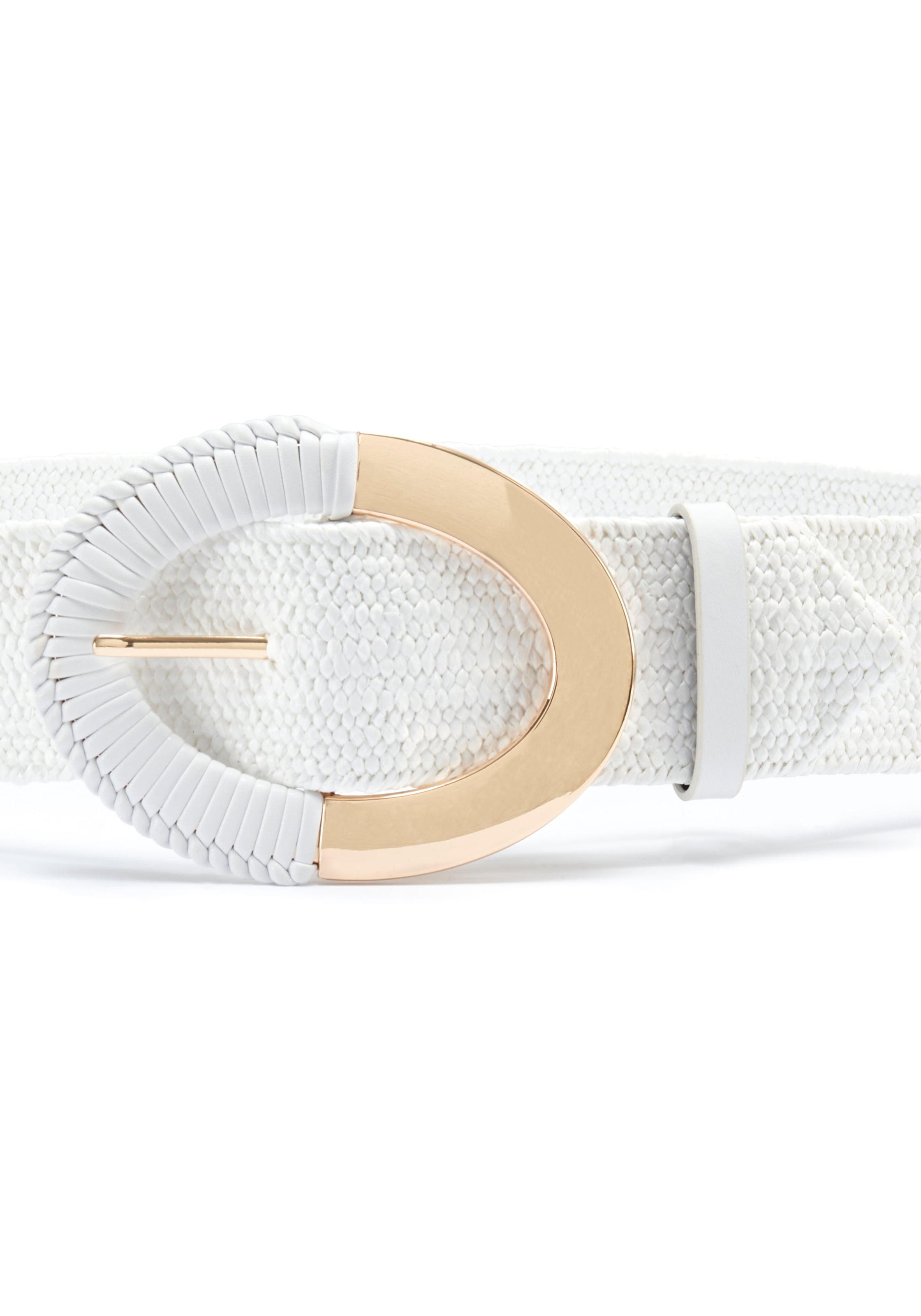 LASCANA Ceinture de taille »Stretchgürtel« Schmuckgürtel, elastischer Gürtel für Kleid & Overall, Bast-Optik