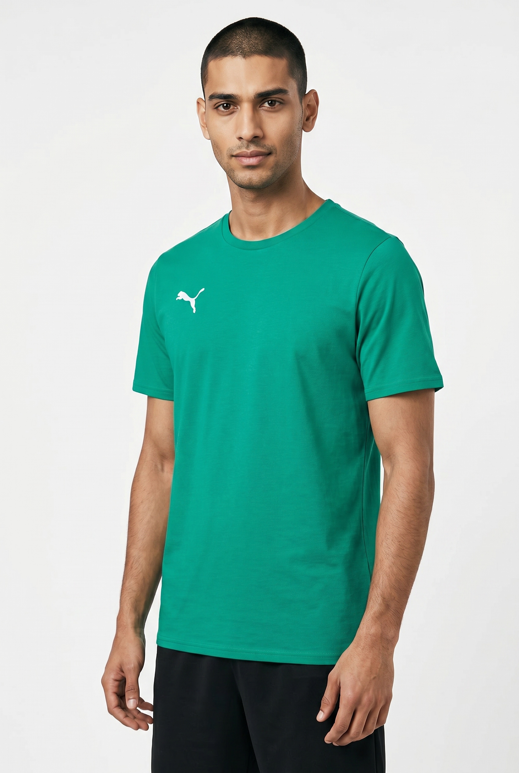 PUMA Trainingsshirt »TEAMGOAL CASUALS TEE« gerader Abschluss, Kurzarm, für Sportmode, Rundhalsausschnitt