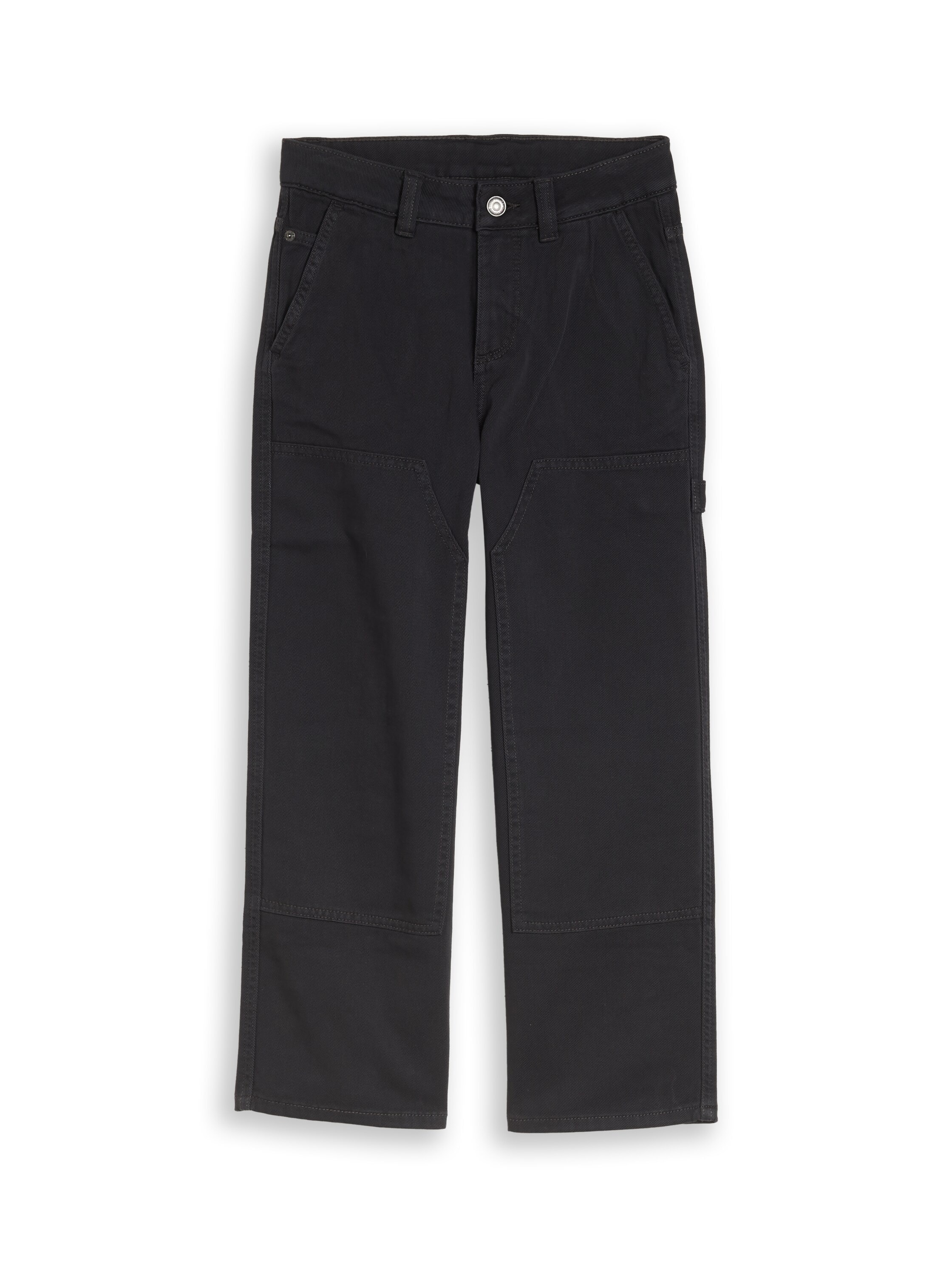 TOM TAILOR Pantalon 5 poches  coupe ample, avec poches fendues, poches arrière et poche monnaie