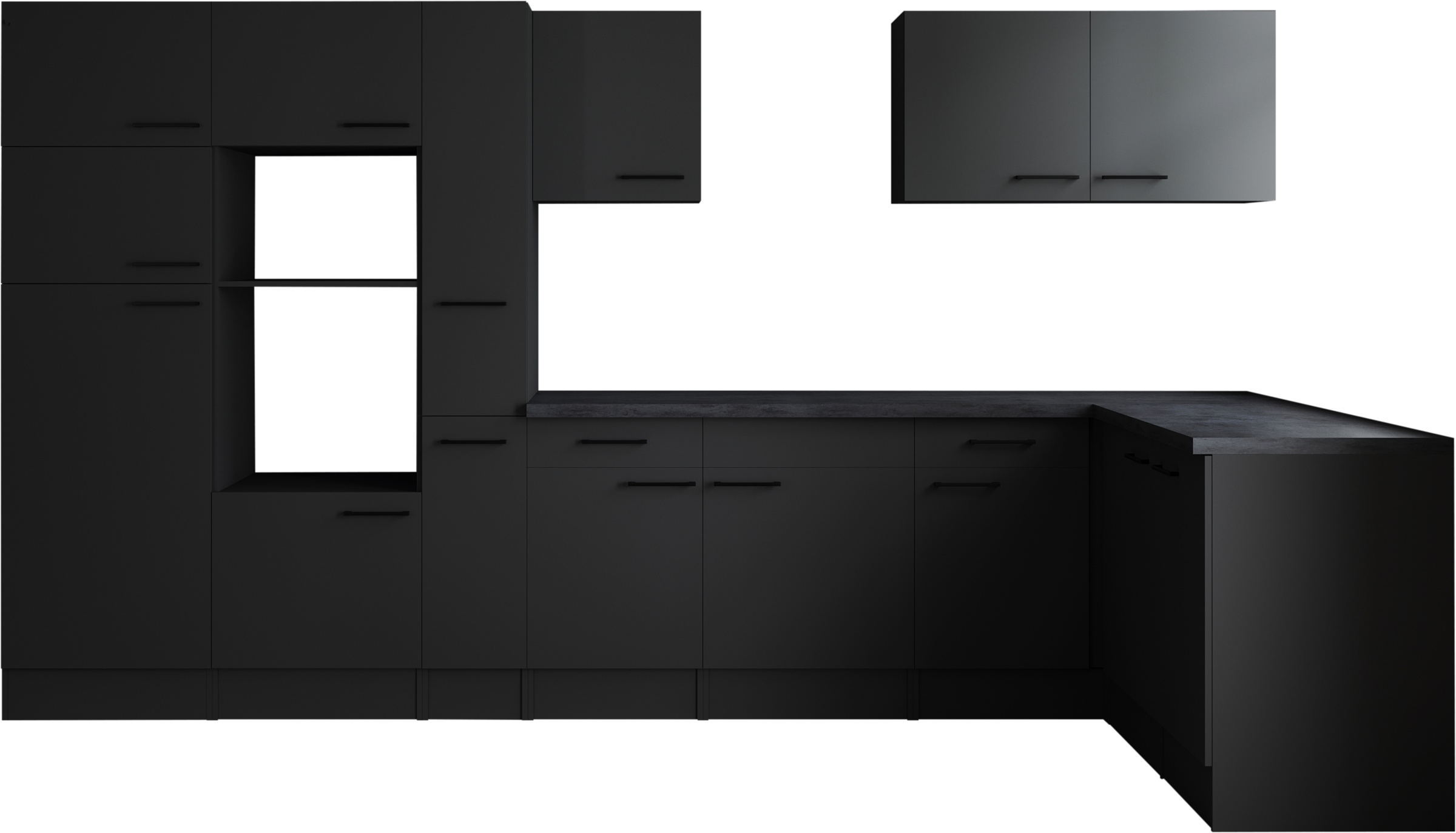 RESPEKTA Cuisine d'angle »Oliver« Breite 370 cm, 90 cm Arbeitshöhe, in exklusiver Konfiguration für OTTO