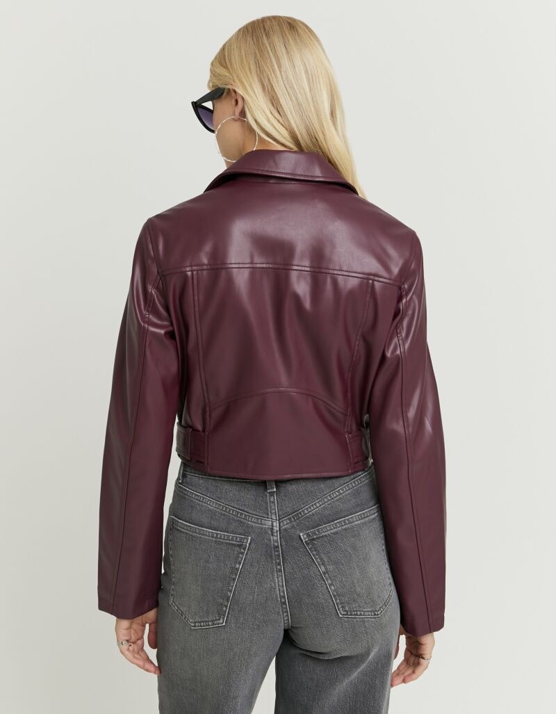 Tally Weijl Lederimitatjacke »SJAPUSILOTB« aus Lederimitat im Bikerstil