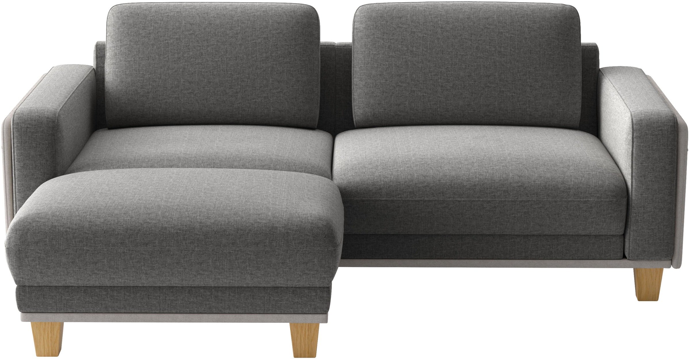 sit&more Ecksofa »Concept« Modernes Sofa in drei Fussfarben zur Auswahl