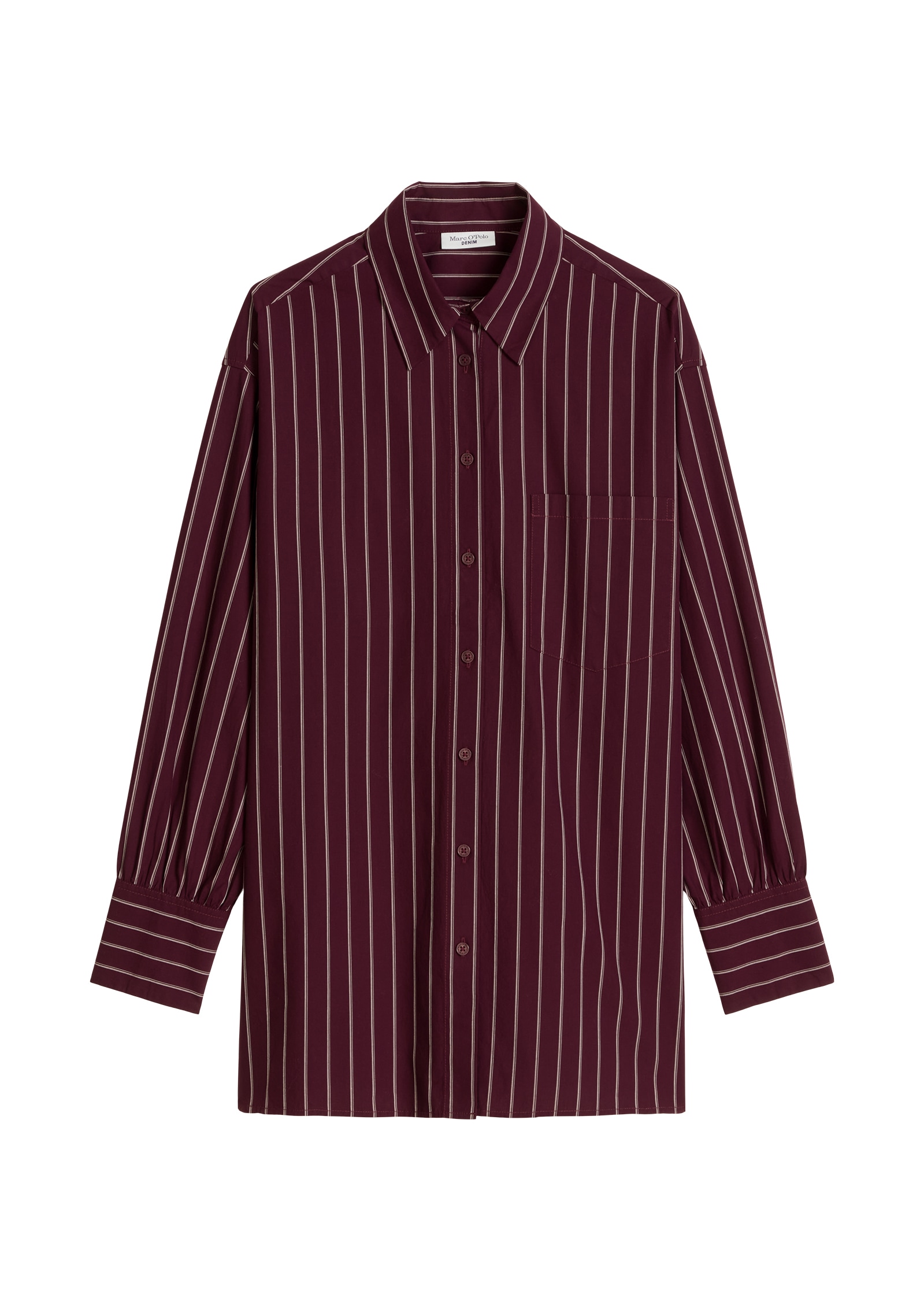 Marc O'Polo DENIM Blouse chemise en popeline effet papier, coupe ample