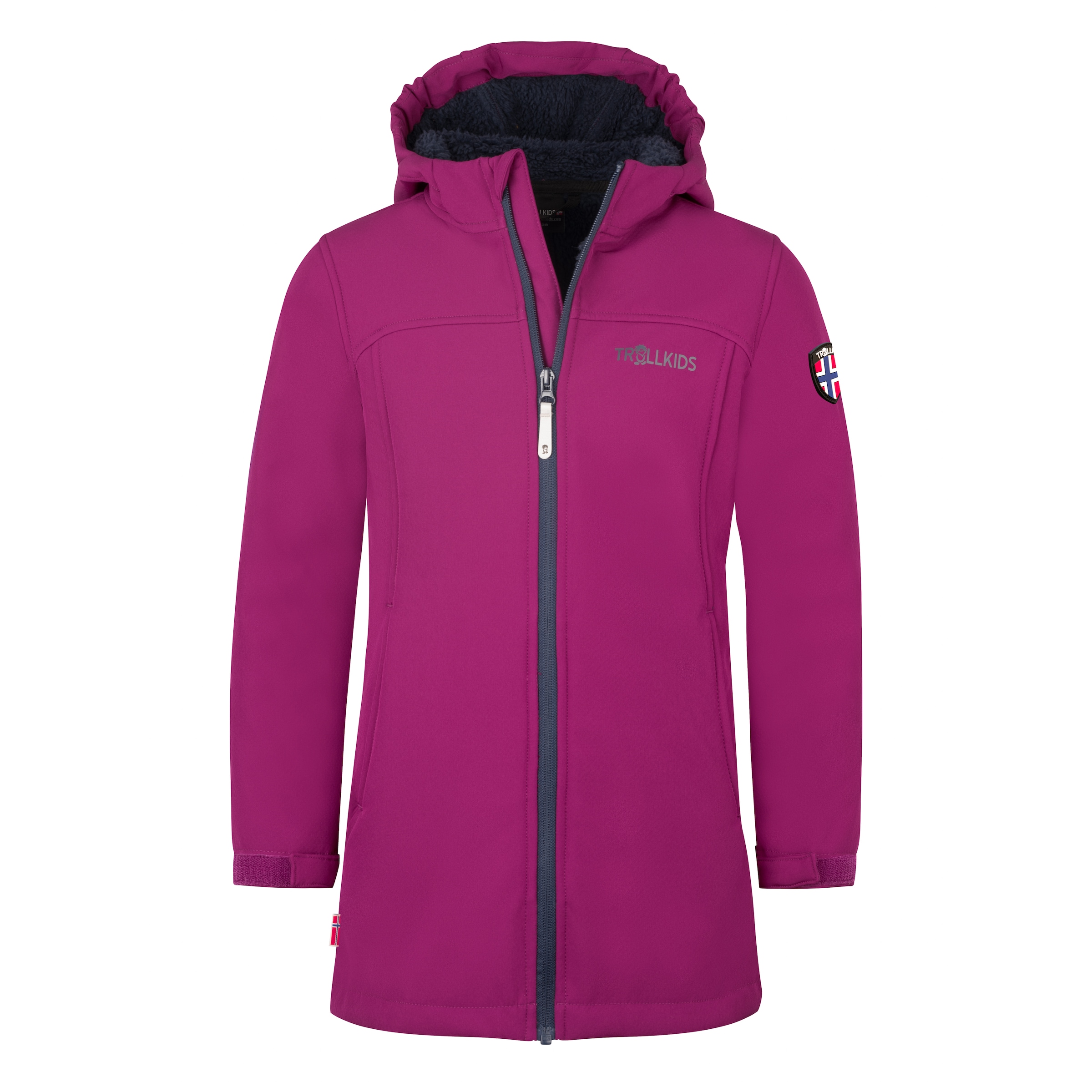 TROLLKIDS Manteau softshell »GIRLS KRISTIANSAND COAT« avec capuche intégrée, étanche, respirant