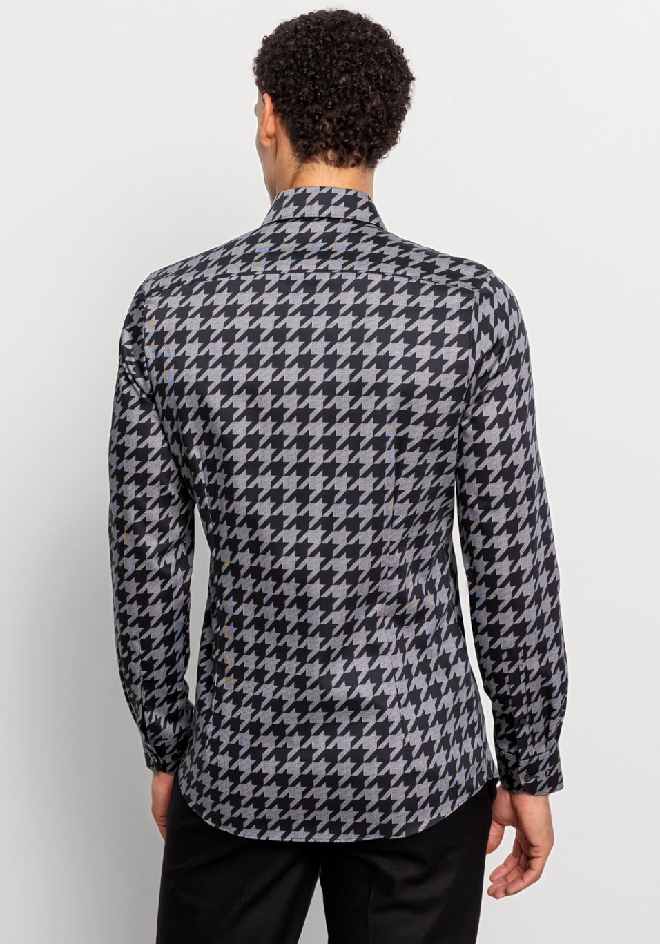 OLYMP Chemise d'affaires »Level Five body fit« mit  grossem Hahnentrittdessin, Langarm