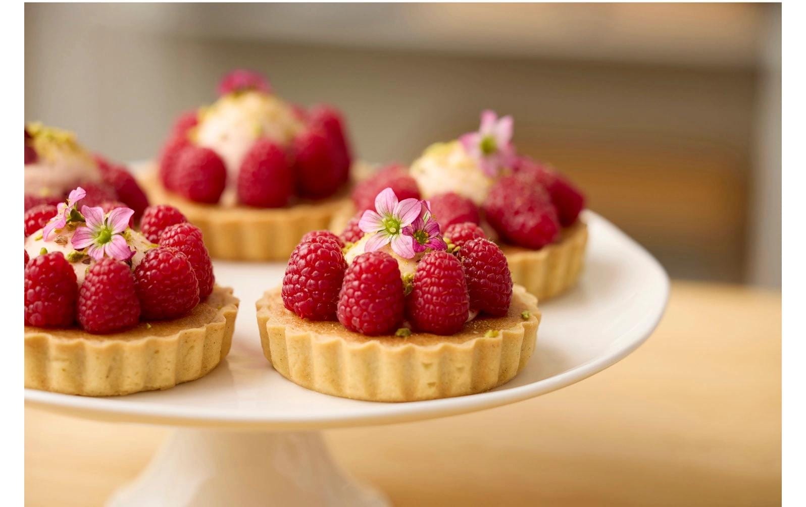   Moule à tarte »Mini-Tarteform, Karbonstahl, Roségold, 9 cm, 4 Stück«